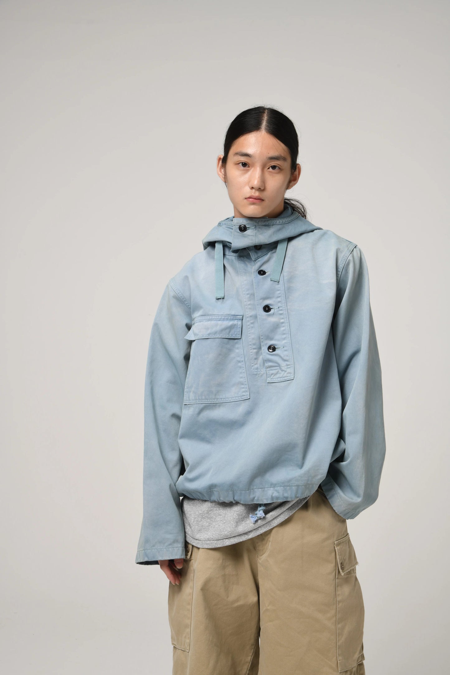 BOW WOW USN SALVAGE PARKA DYED UNIT AGED