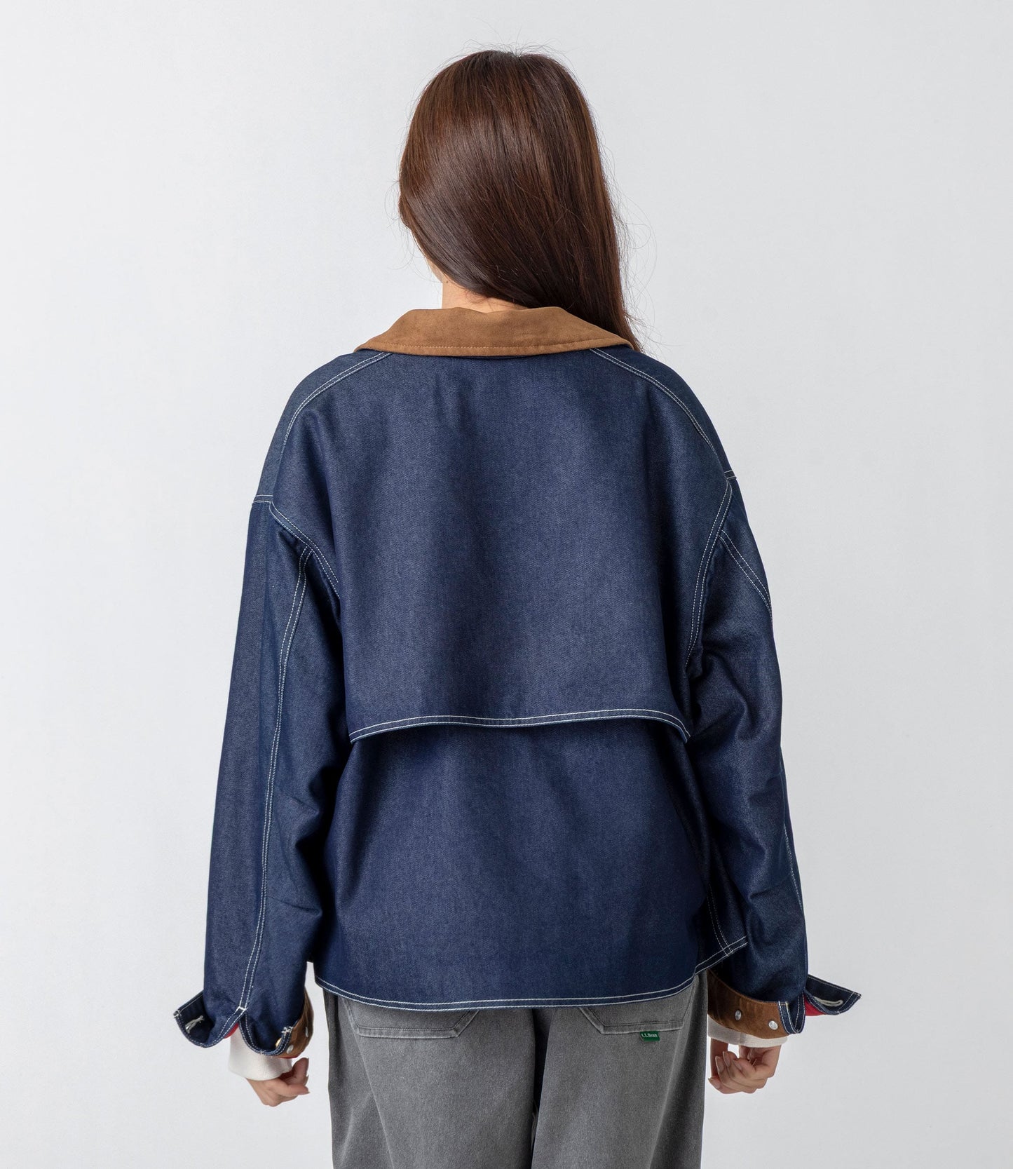 L.L.Bean JAPAN EDITION Women's Bean's Field Coat Fleece-Lined Indigo