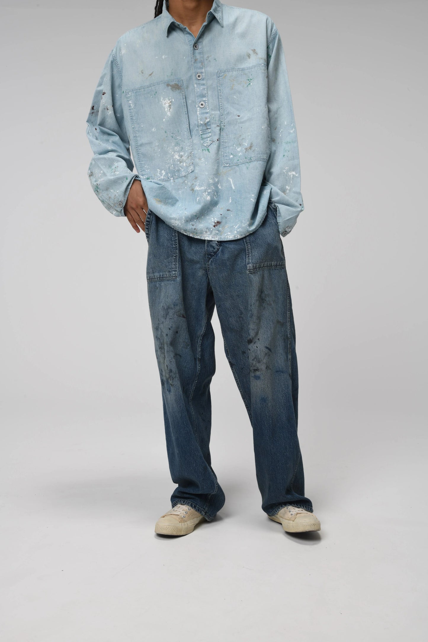 BOW WOW M-44 DENIM TROUSERS