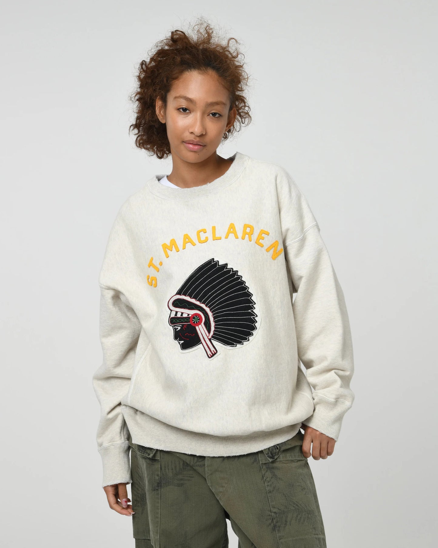 BOW WOW ST. MACLAREN UNIV. SWEATSHIRT AGED
