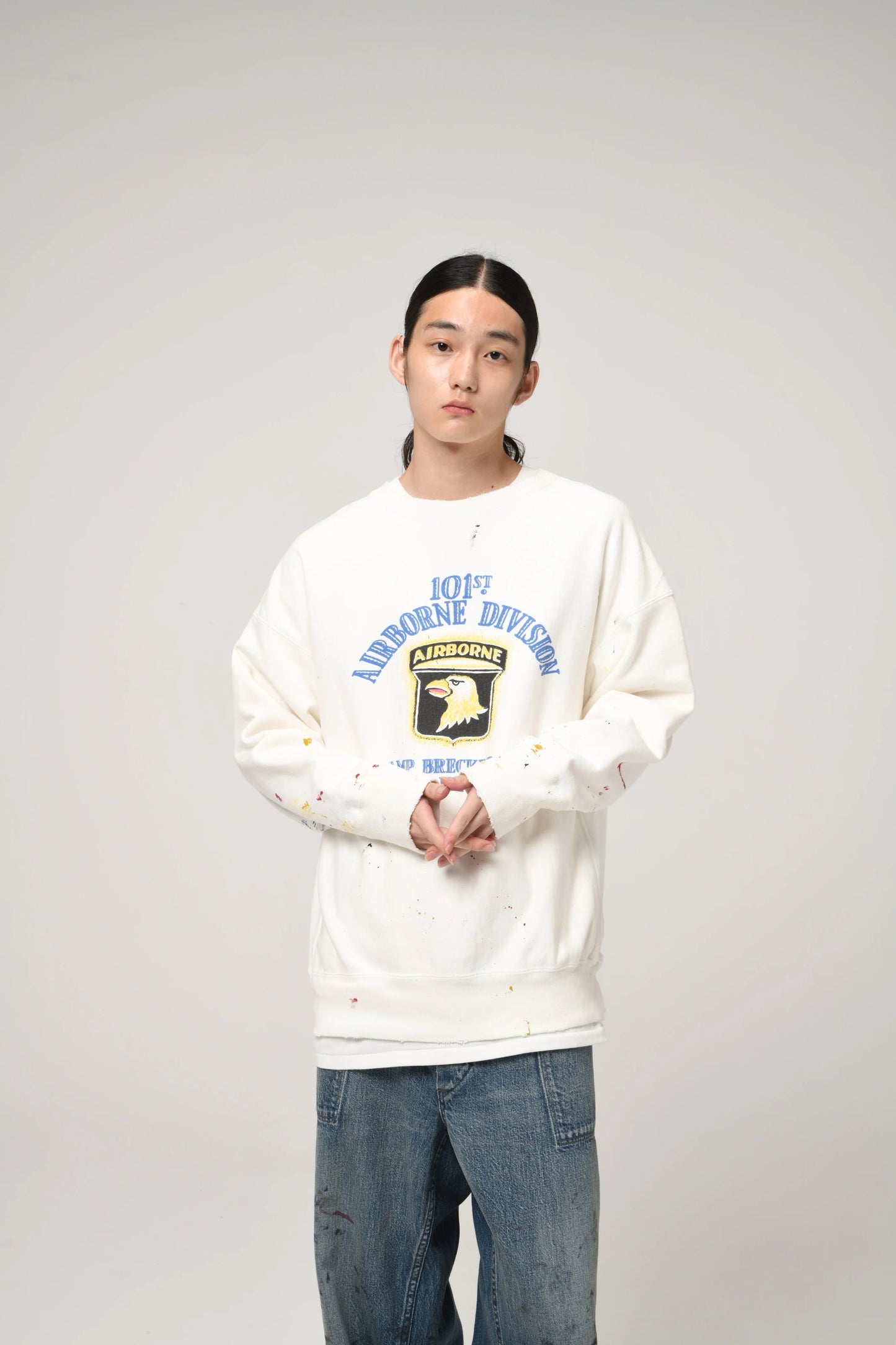 BOW WOW 101ST AIRBORNE DIV. SWEATSHIRT AGED