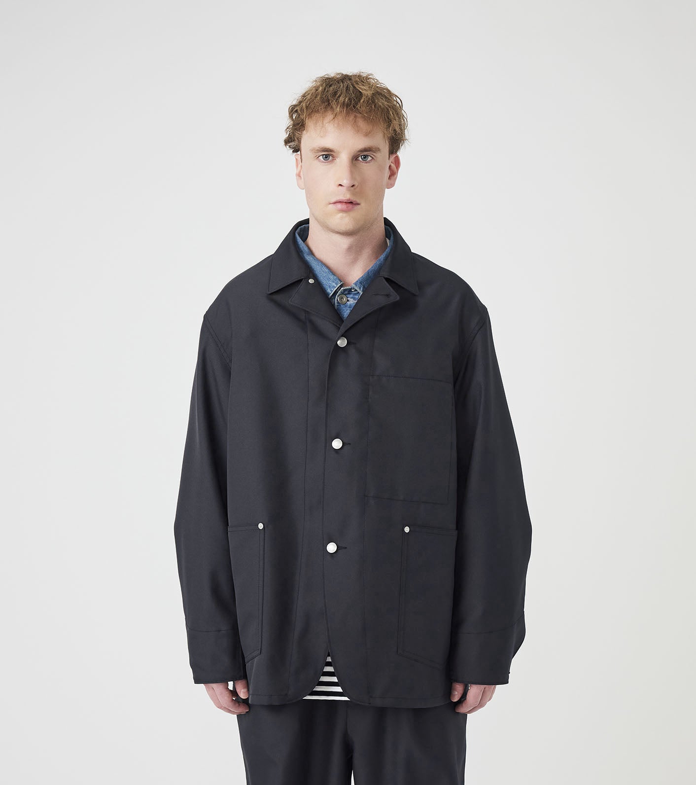 nanamica Polyester Twill Coverall Jacket