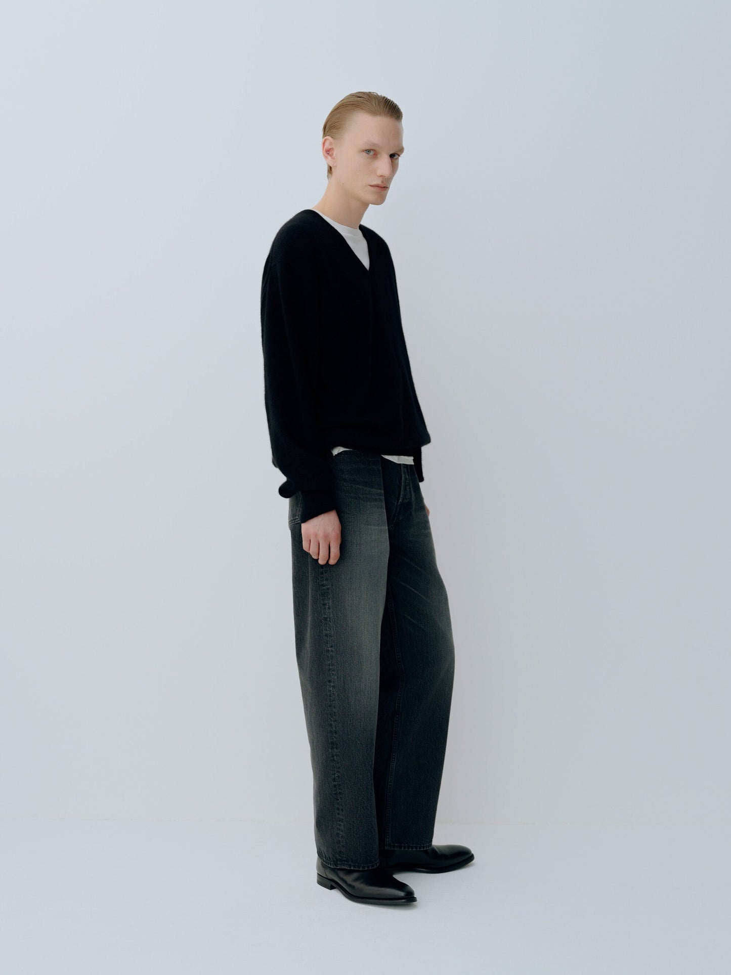 ssstein RELAX FIT DENIM PANTS
