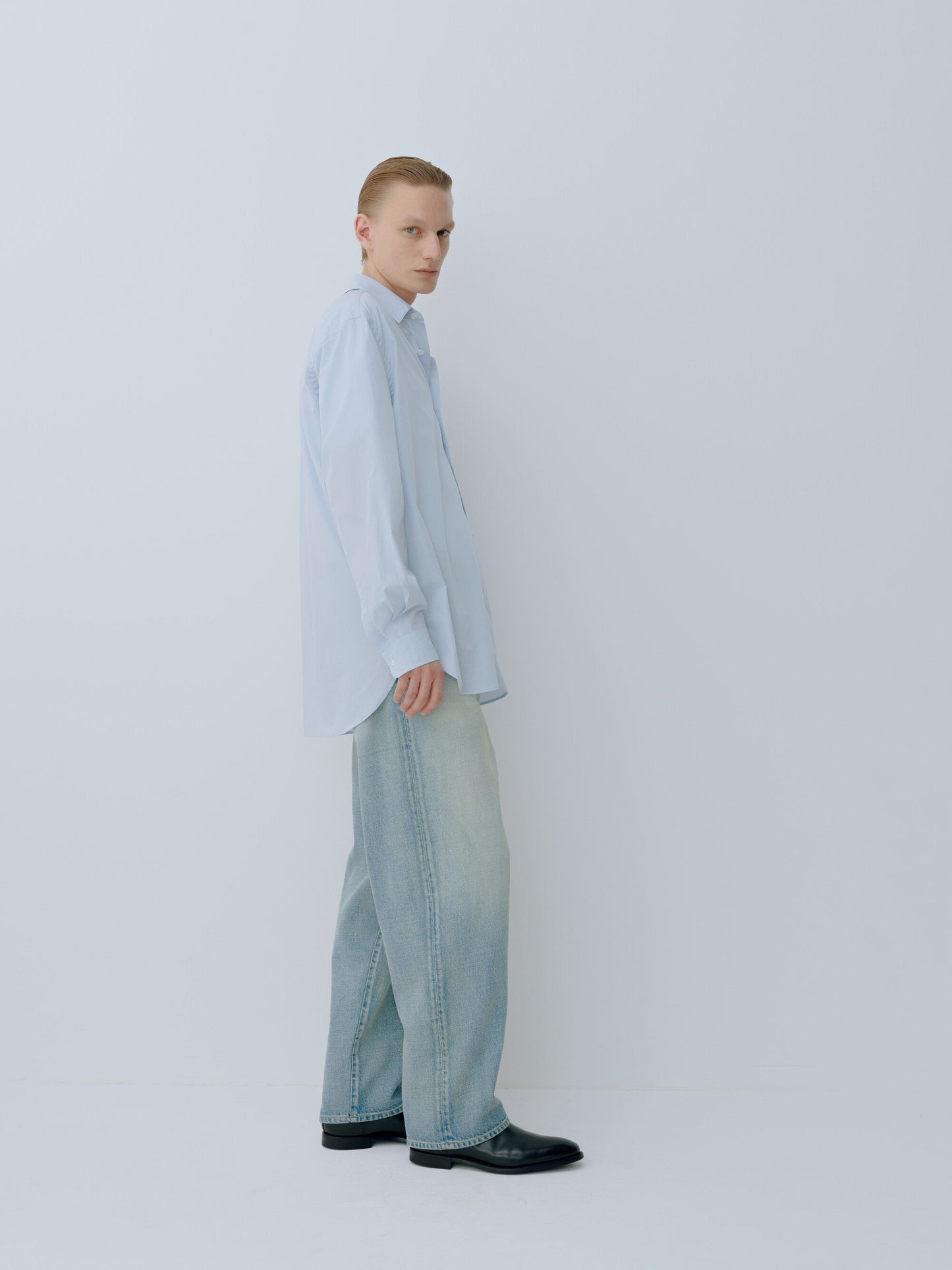 ssstein OVERSIZE FIT DENIM PANTS
