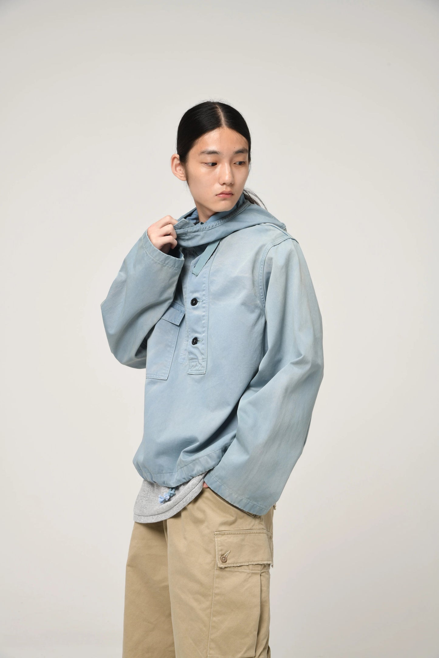 BOW WOW USN SALVAGE PARKA DYED UNIT AGED