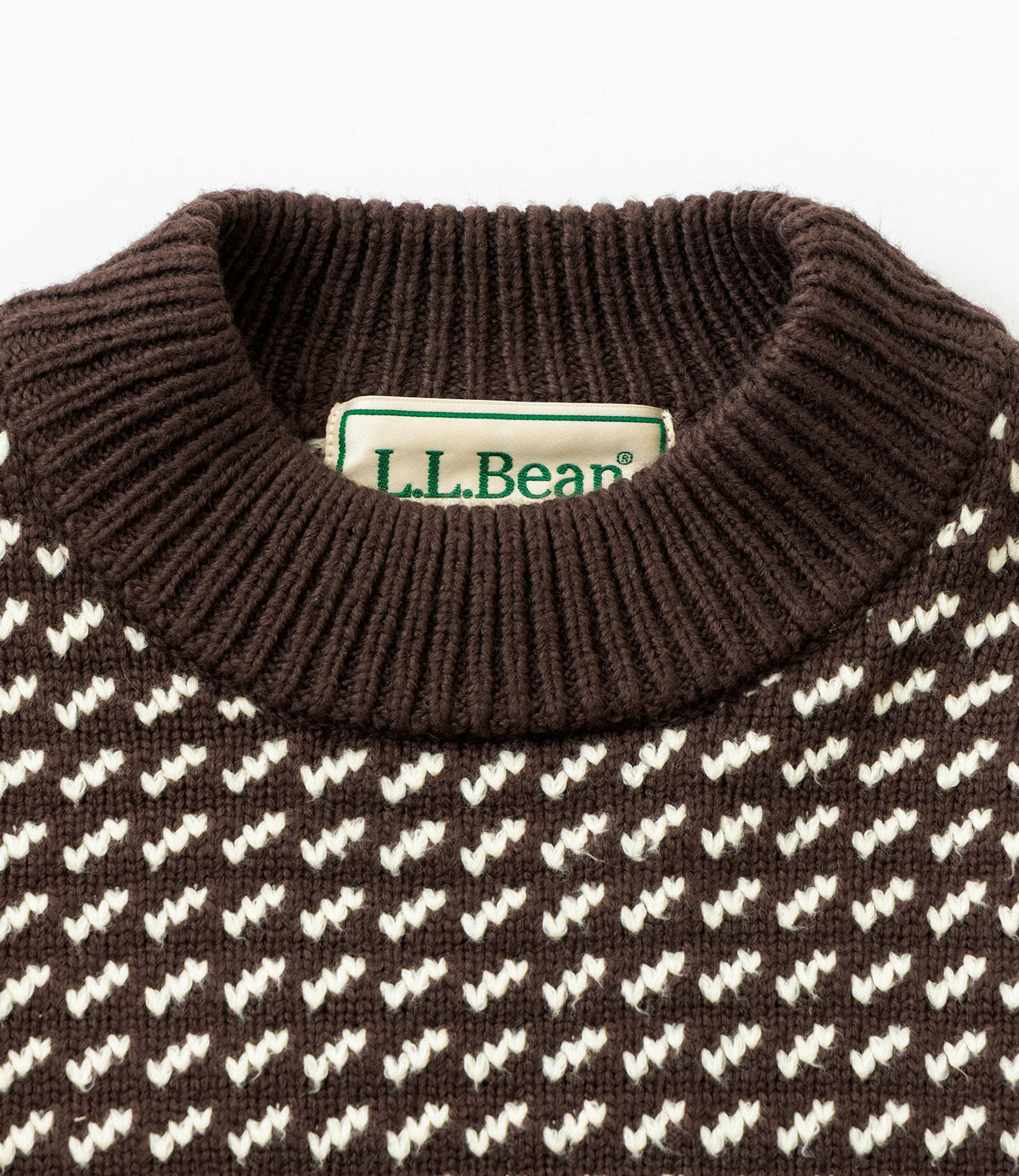 L.L.Bean JAPAN EDITION Women's Wayne Sweater Bird's-Eye