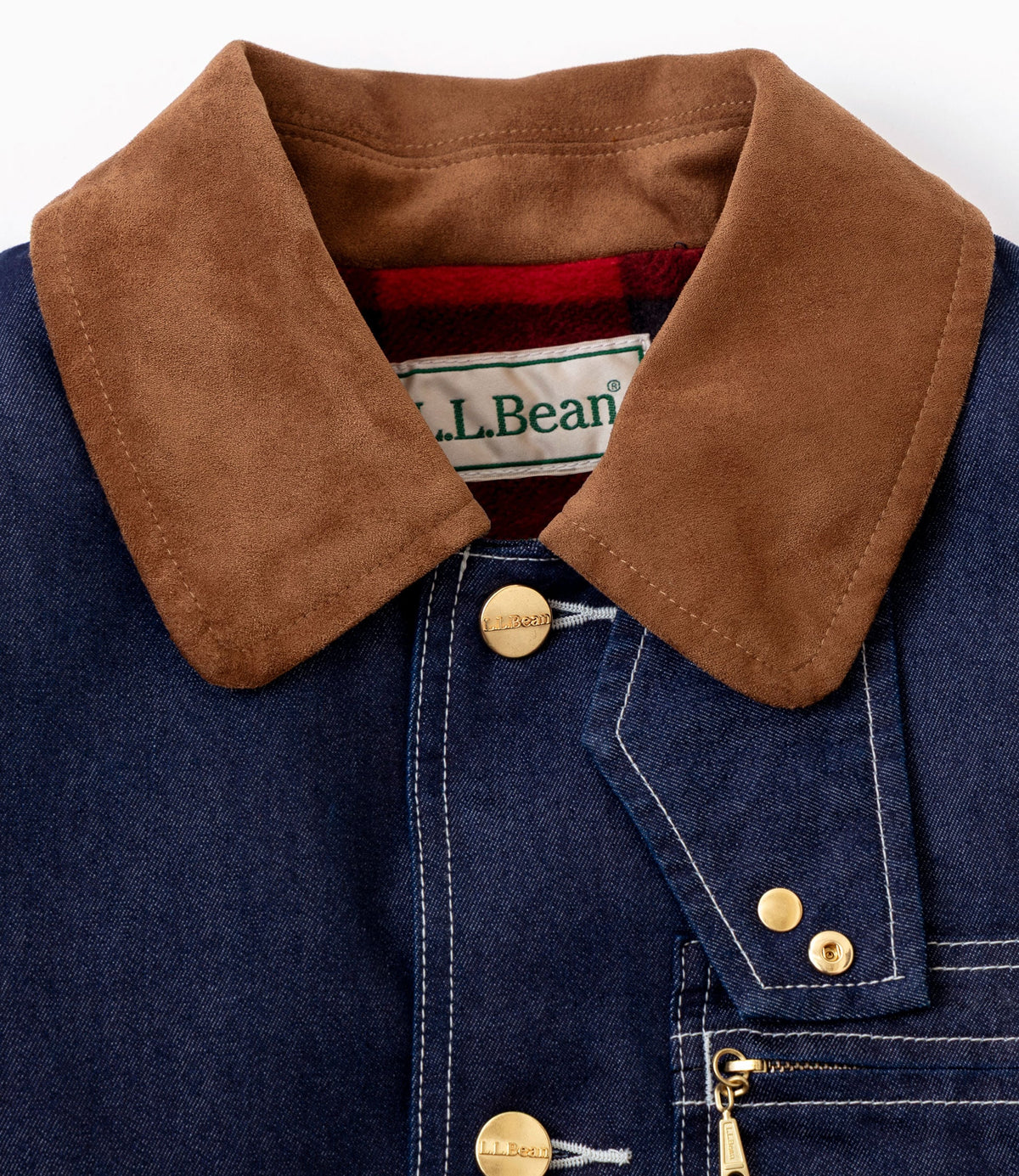 L.L.Bean JAPAN EDITION Women's Bean's Field Coat Fleece-Lined Indigo