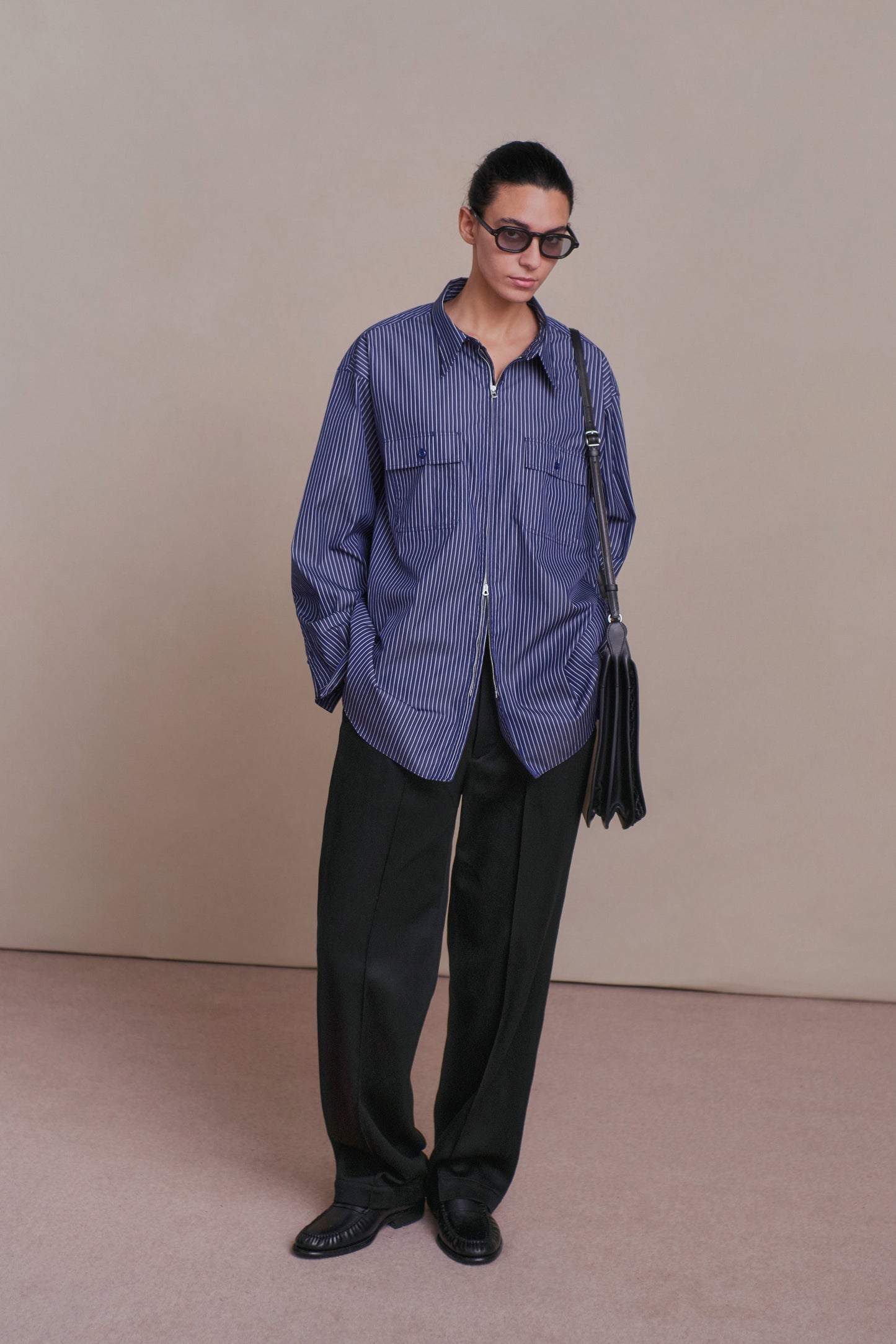 OLD JOE & CO. FRONT TUCK ARMY TROUSER