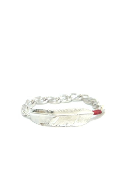 LARRY SMITH FEATHER COUNTRY CHAIN BRACELET
