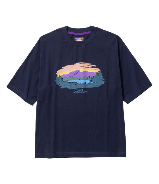 L.L.Bean JAPAN EDITION Canton Mountain Lake Graphic Tee