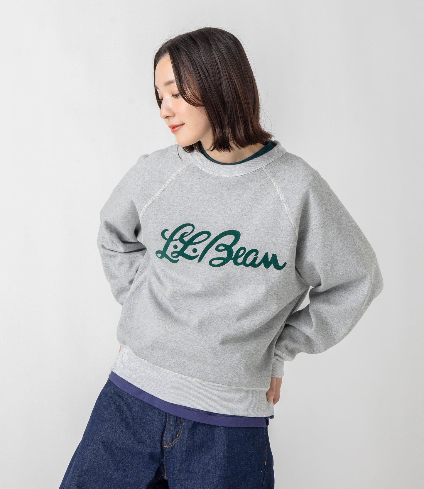 L.L.Bean JAPAN EDITION Women's Portage Crewneck Sweatshirt