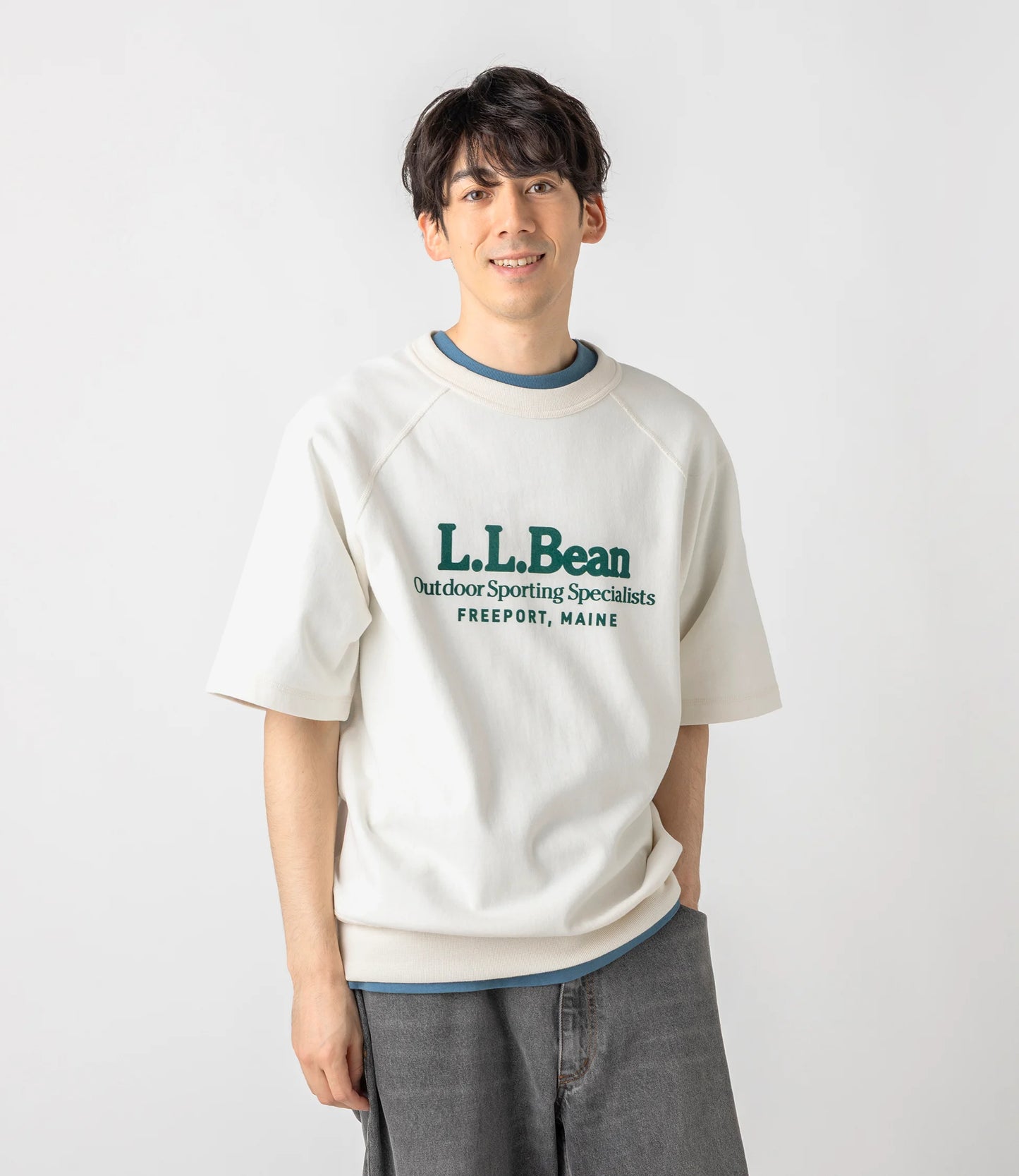 L.L.Bean JAPAN EDITION Portage Short-Sleeve Sweatshirt