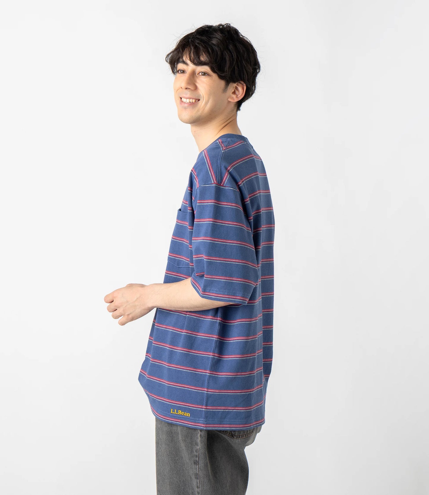 L.L.Bean JAPAN EDITION Union Short-Sleeve Striped Tee