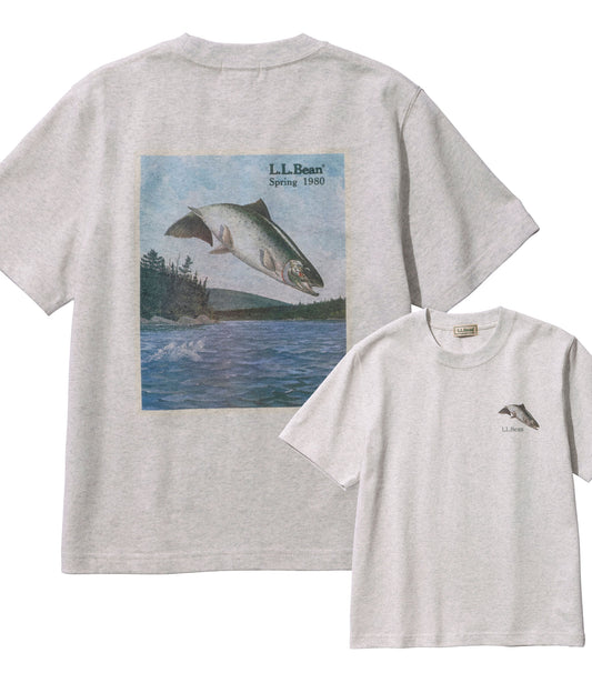 L.L.Bean JAPAN EDITION Women's Bean's 1980 Short-Sleeve Catalog Trout Tee