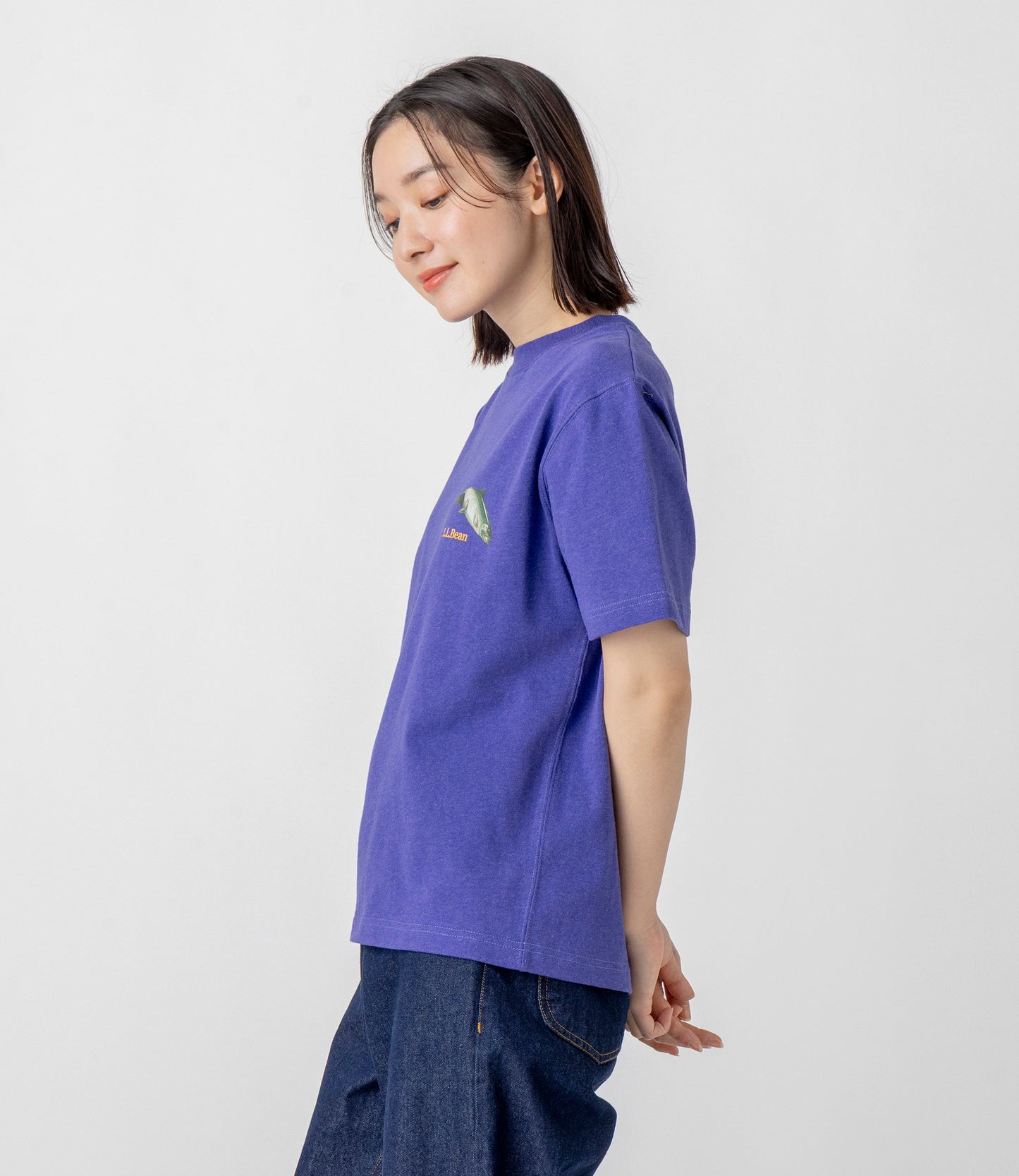 L.L.Bean JAPAN EDITION Women's Bean's 1980 Short-Sleeve Catalog Trout Tee