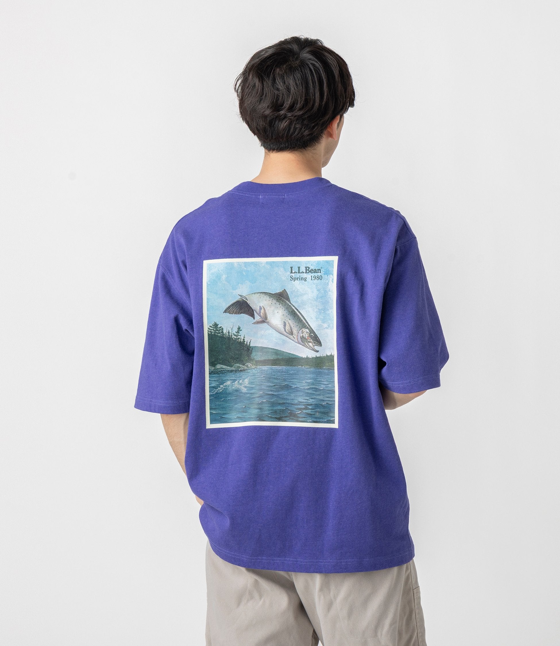 L.L.Bean JAPAN EDITION Bean's 1980 Short-Sleeve Catalog Trout Tee
