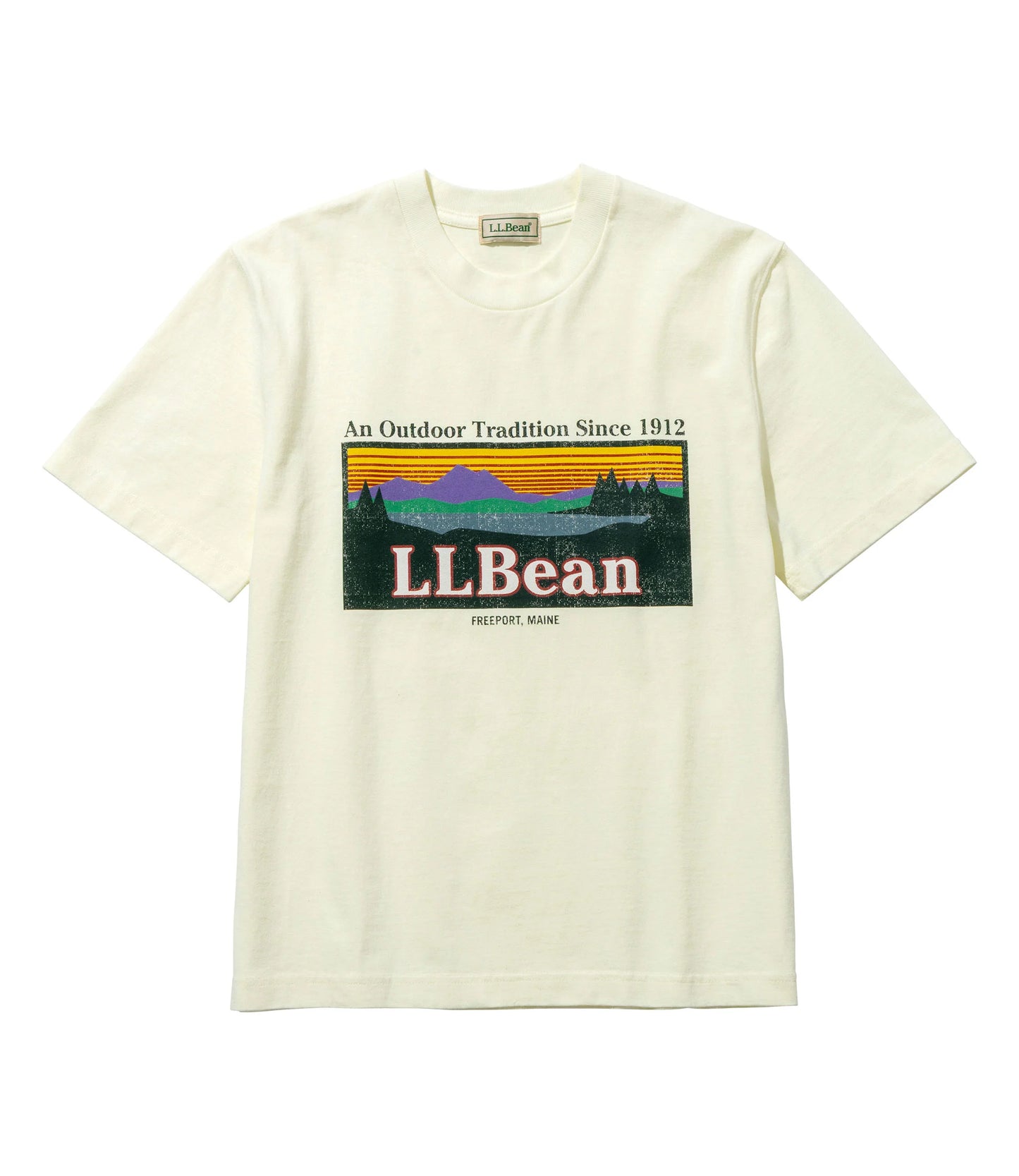 L.L.Bean JAPAN EDITION Women's Morrill Short-Sleeve Katahdin Logo Tee