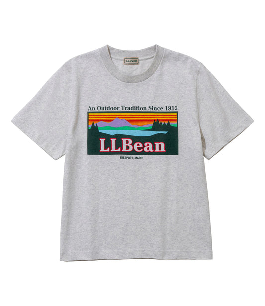 L.L.Bean JAPAN EDITION Women's Morrill Short-Sleeve Katahdin Logo Tee