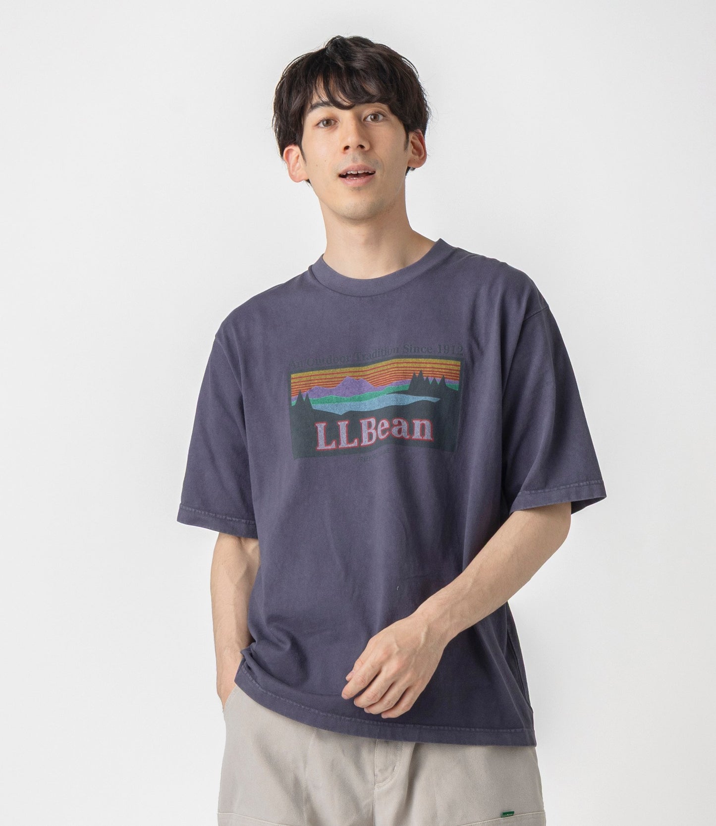 L.L.Bean JAPAN EDITION Morrill Short-Sleeve Katahdin Logo Tee