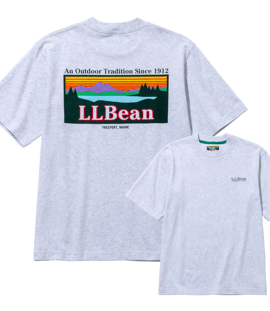 L.L.Bean JAPAN EDITION Women's Morrill Back Katahdin Short-Sleeve Tee