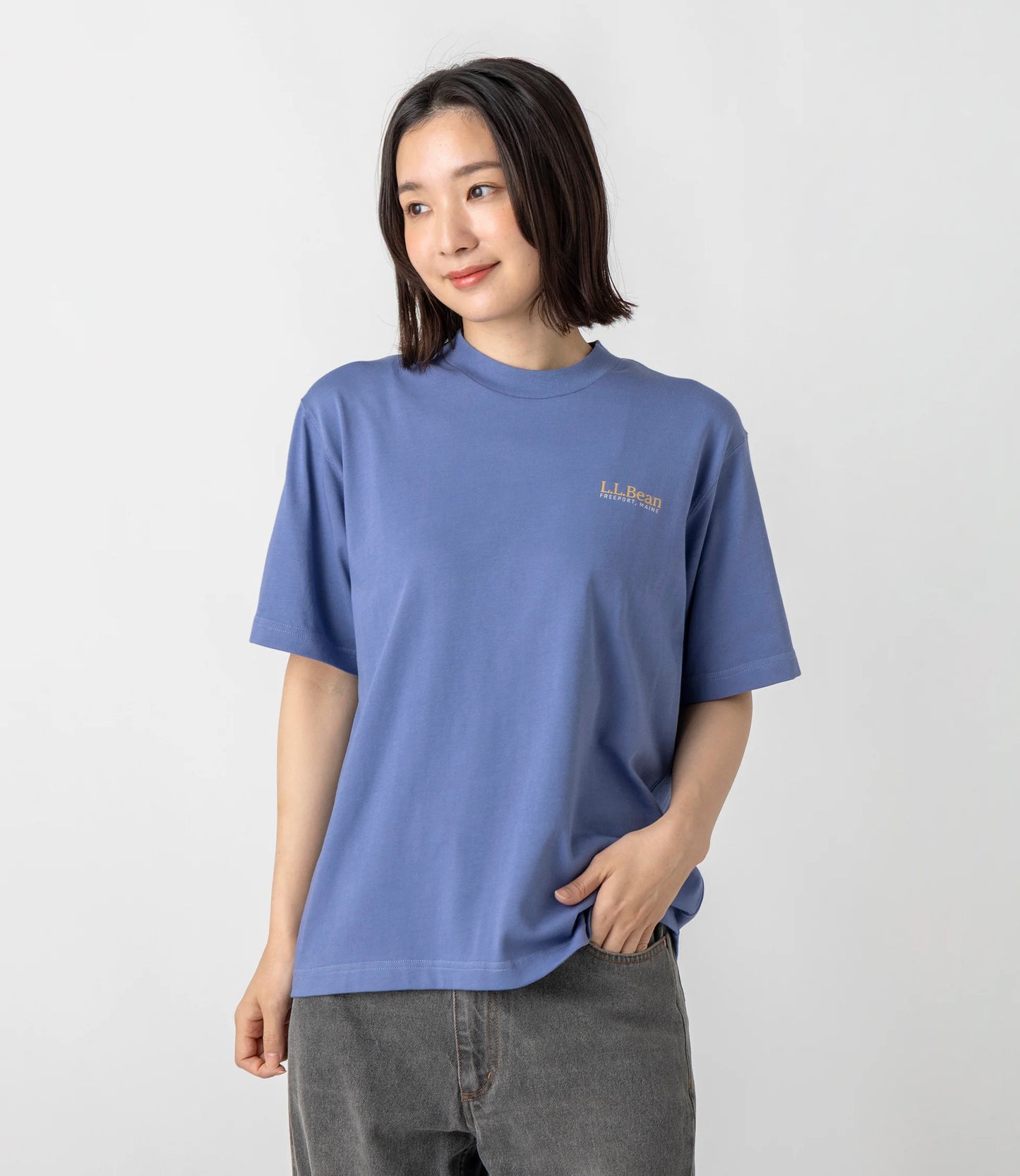 L.L.Bean JAPAN EDITION Women's Morrill Back Katahdin Short-Sleeve Tee