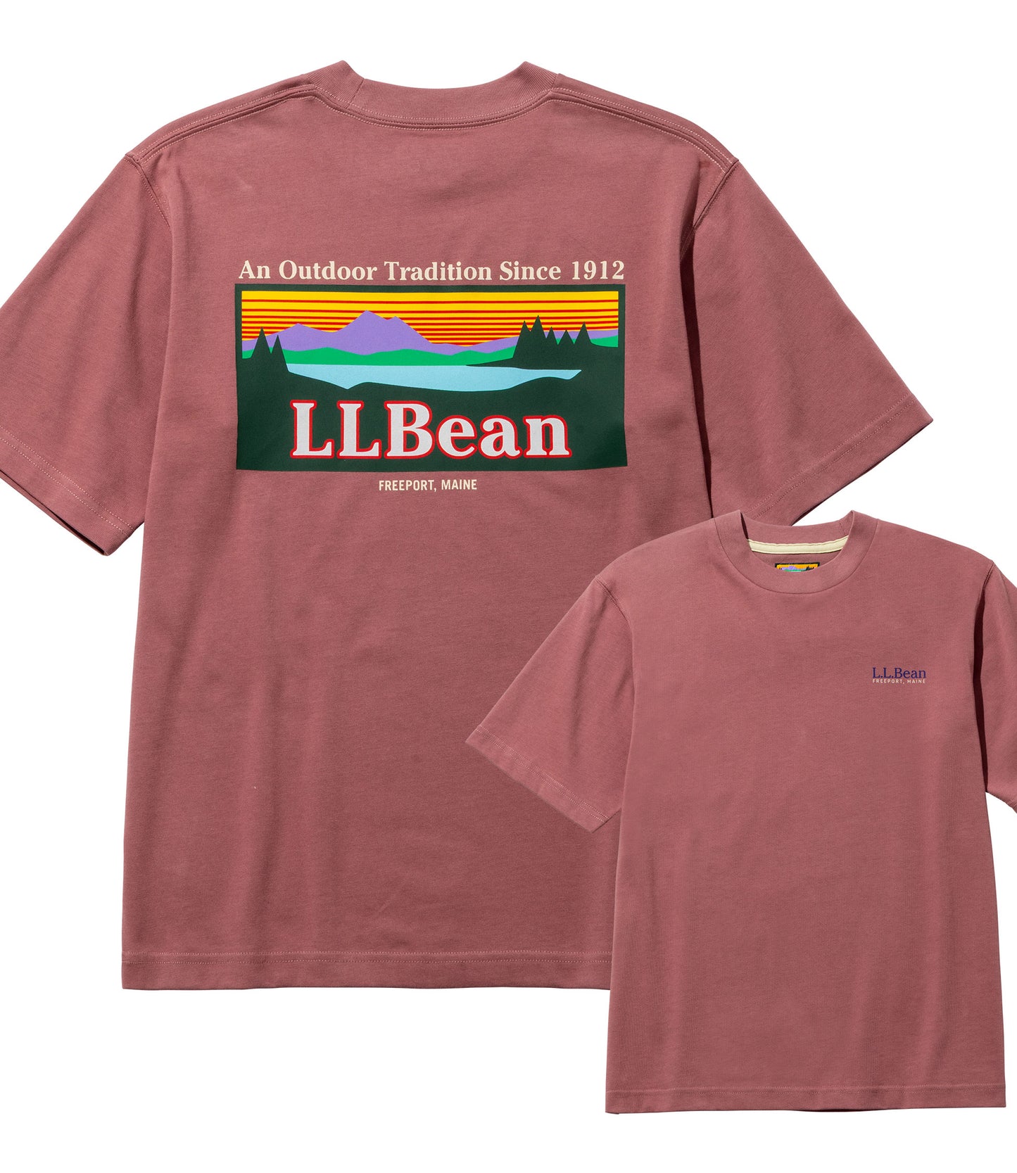 L.L.Bean JAPAN EDITION Women's Morrill Back Katahdin Short-Sleeve Tee