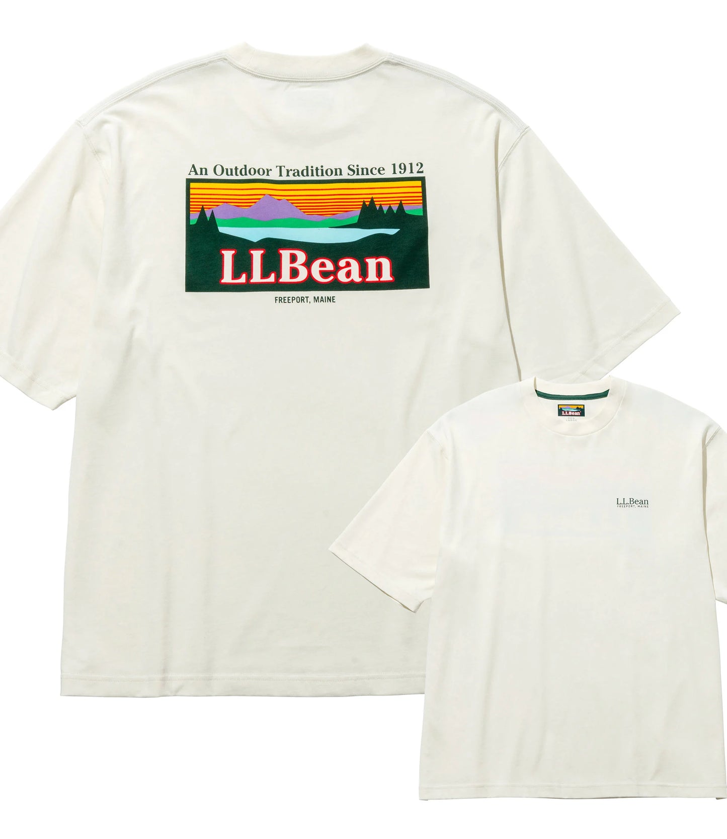 L.L.Bean JAPAN EDITION Morrill Back Katahdin Short-Sleeve Tee