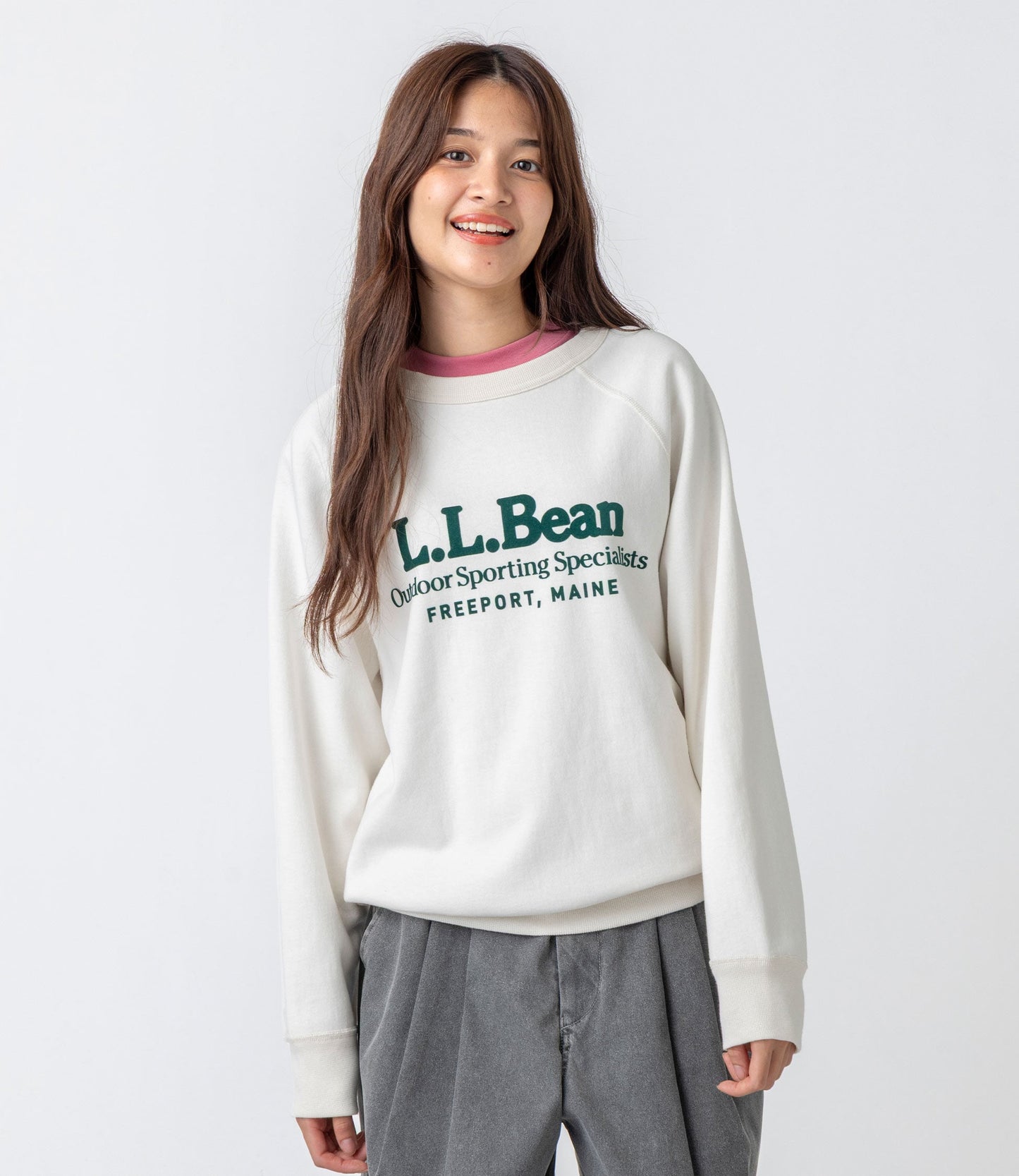 L.L.Bean JAPAN EDITION Women's Portage Crewneck Sweatshirt