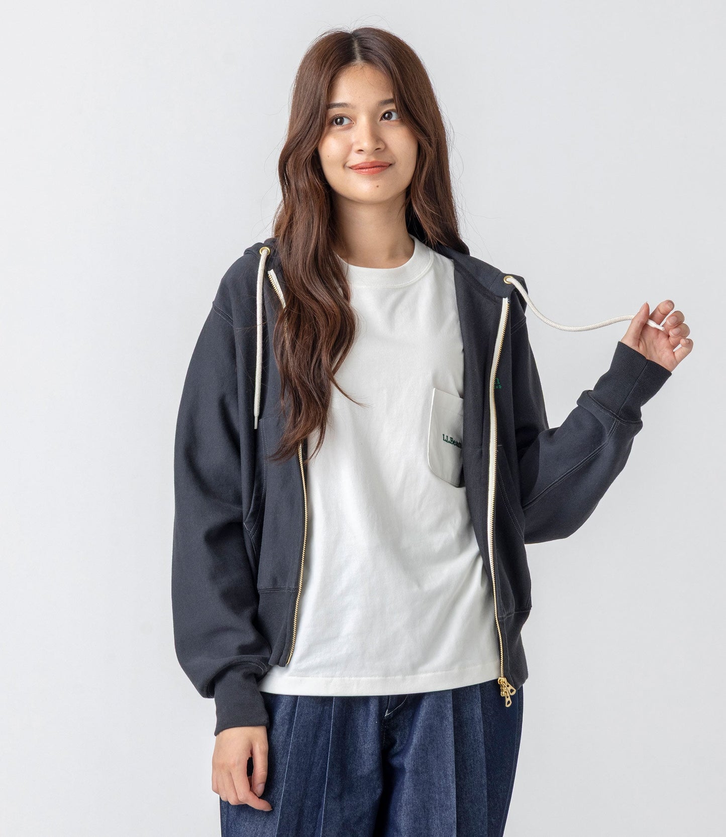 L.L.Bean JAPAN EDITION Women's Portage Full-Zip Hooded Sweatshirt