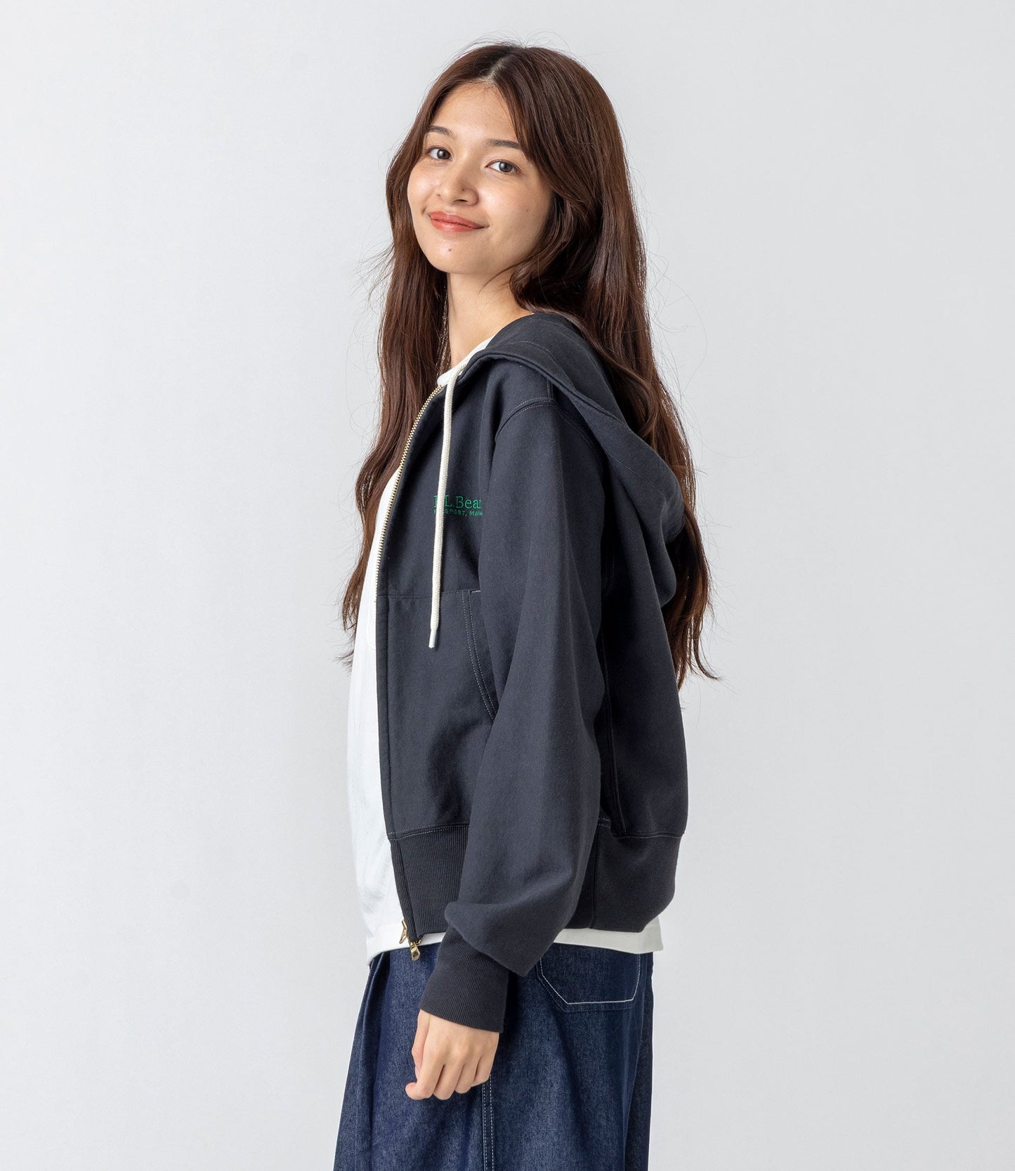 L.L.Bean JAPAN EDITION Women's Portage Full-Zip Hooded Sweatshirt