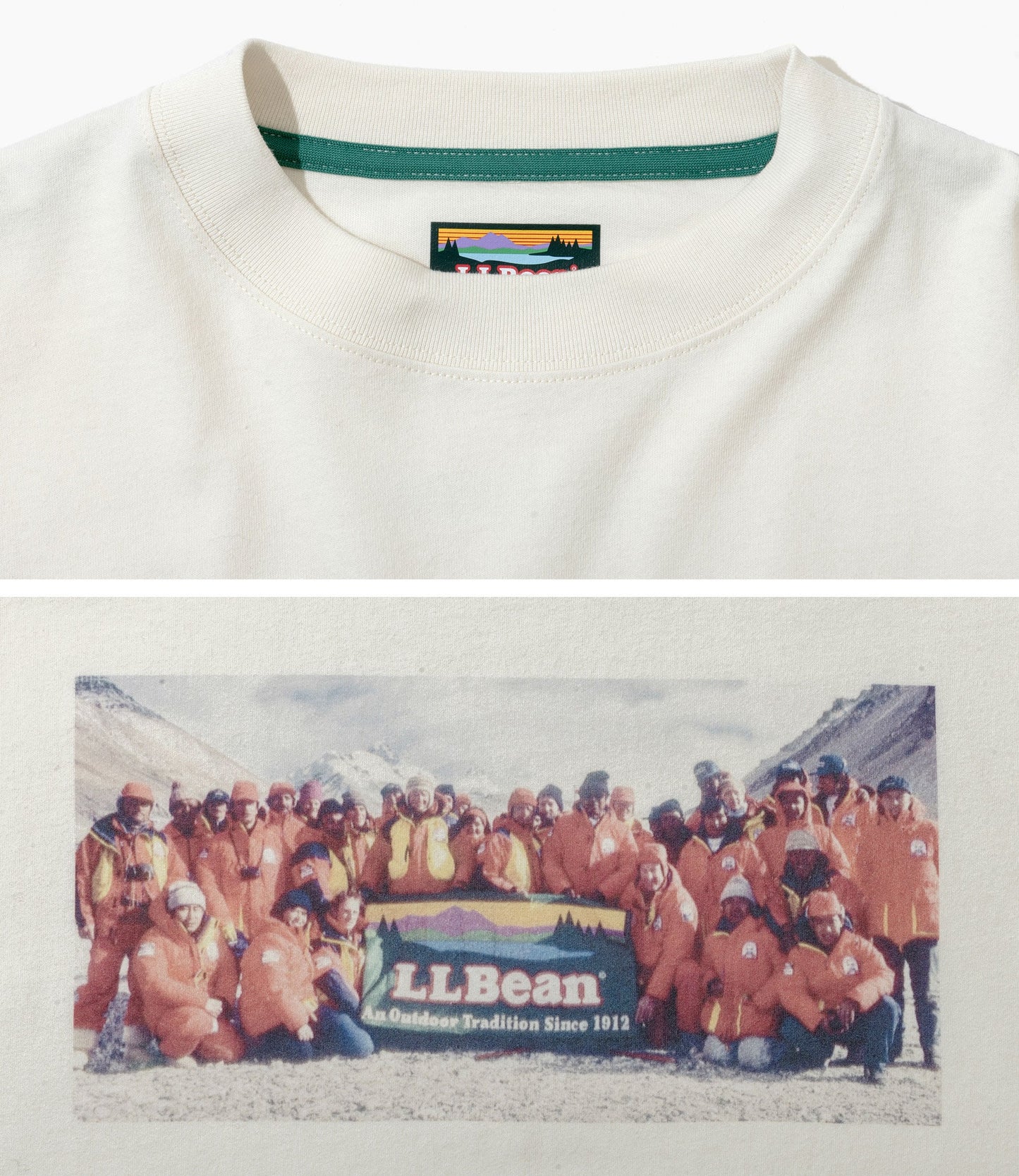 L.L.Bean JAPAN EDITION Eliot 1990 Peace Climb Long-Sleeve Tee