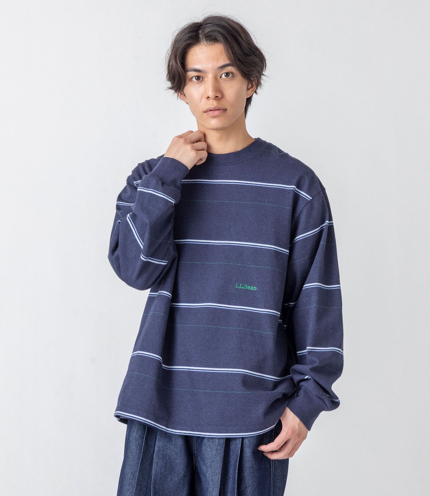L.L.Bean JAPAN EDITION Union Long-Sleeve Stripe Tee