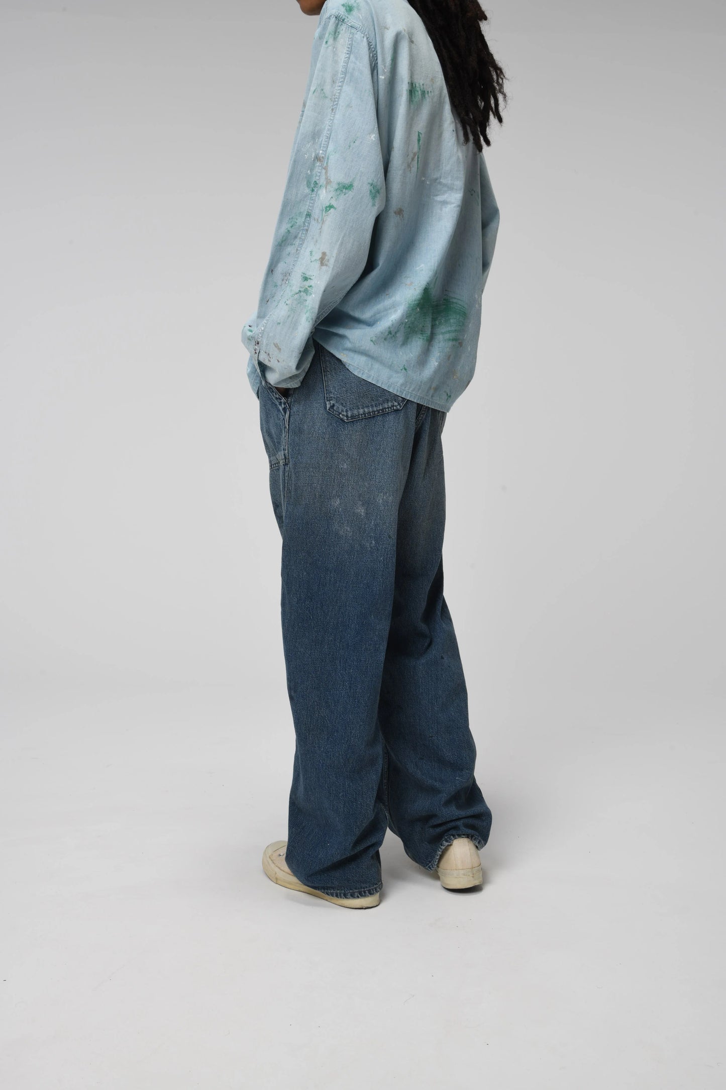 BOW WOW M-44 DENIM TROUSERS