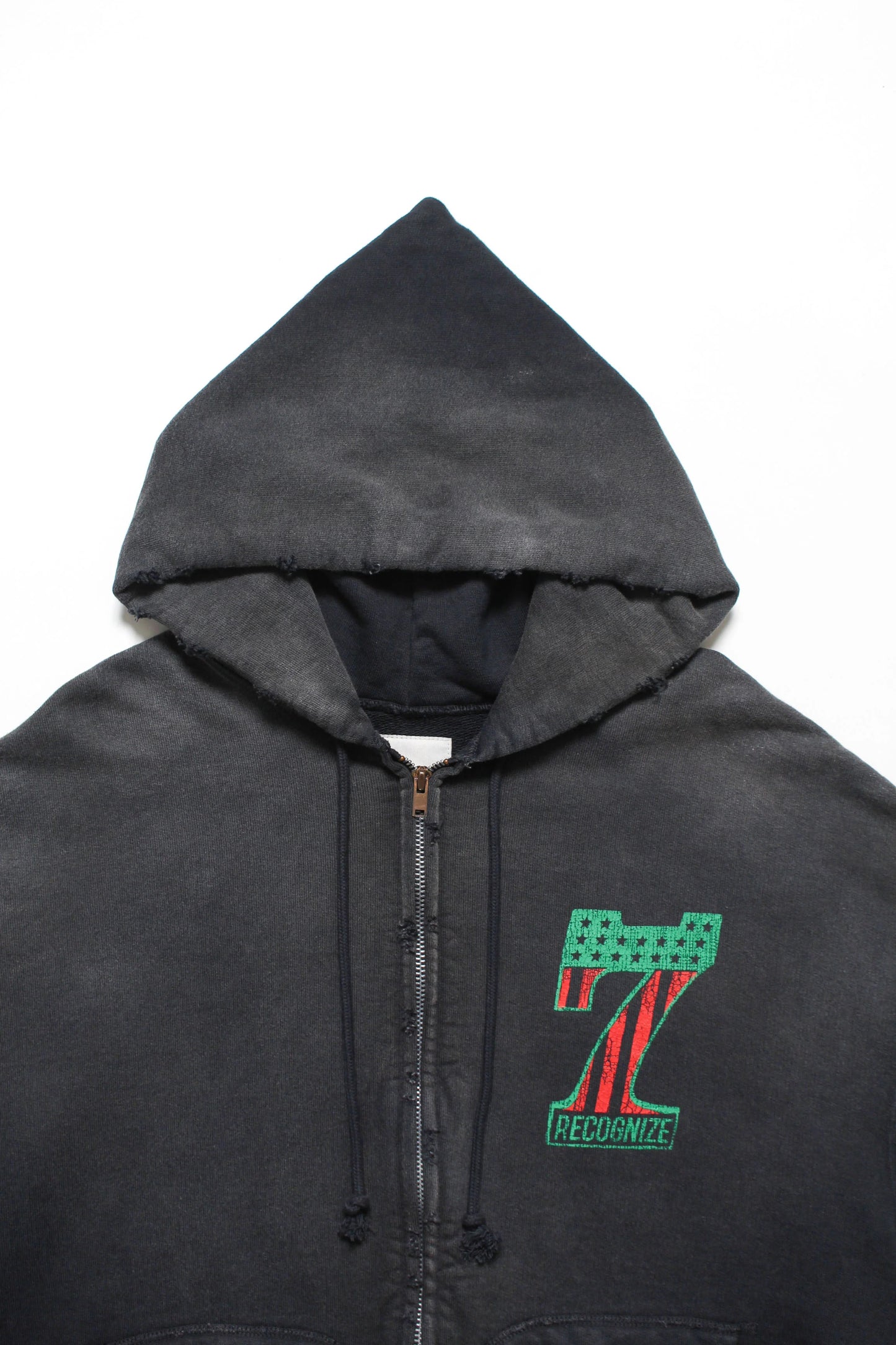 BOW WOW #7 VINYL ZIP HOODIE AGED