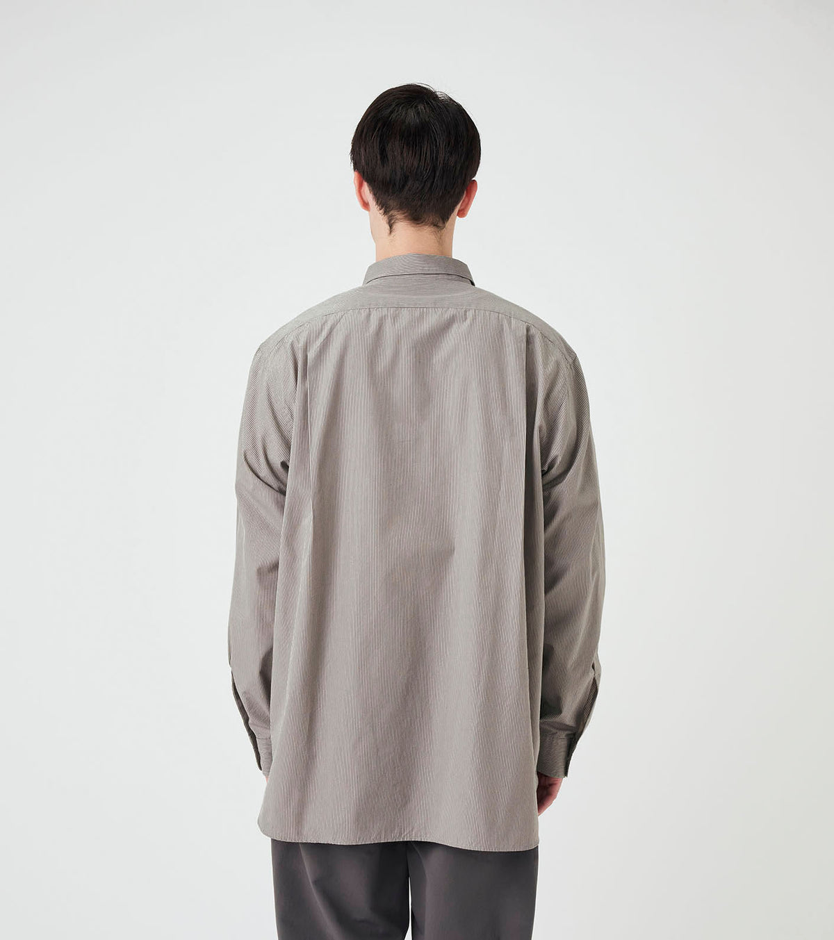 nanamica Regular Collar Striped Wind Shirt