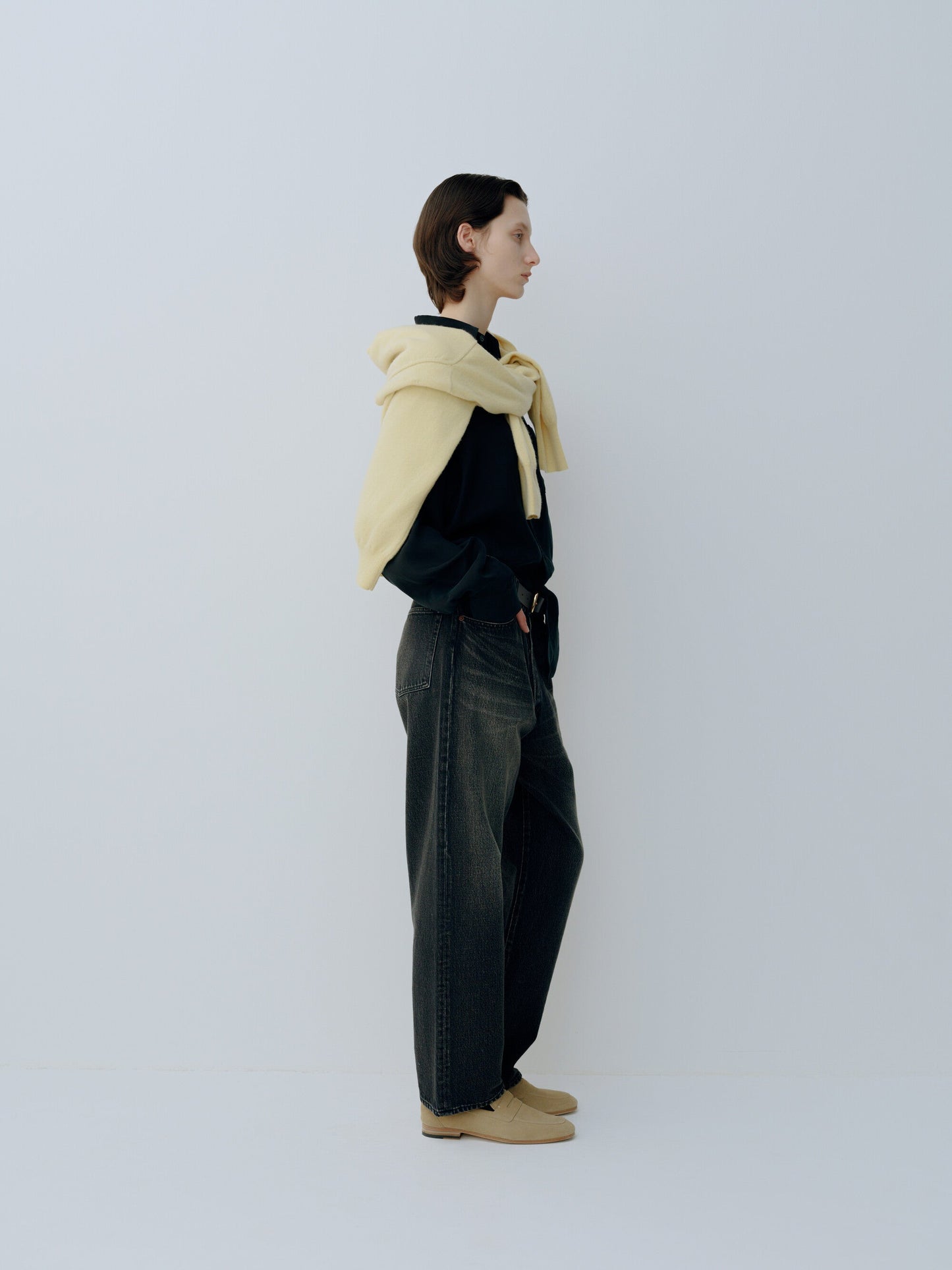 ssstein OVERSIZE FIT DENIM PANTS
