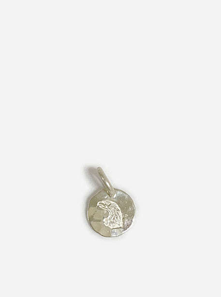 LARRY SMITH EAGLE HEAD STAMPED PENDANT