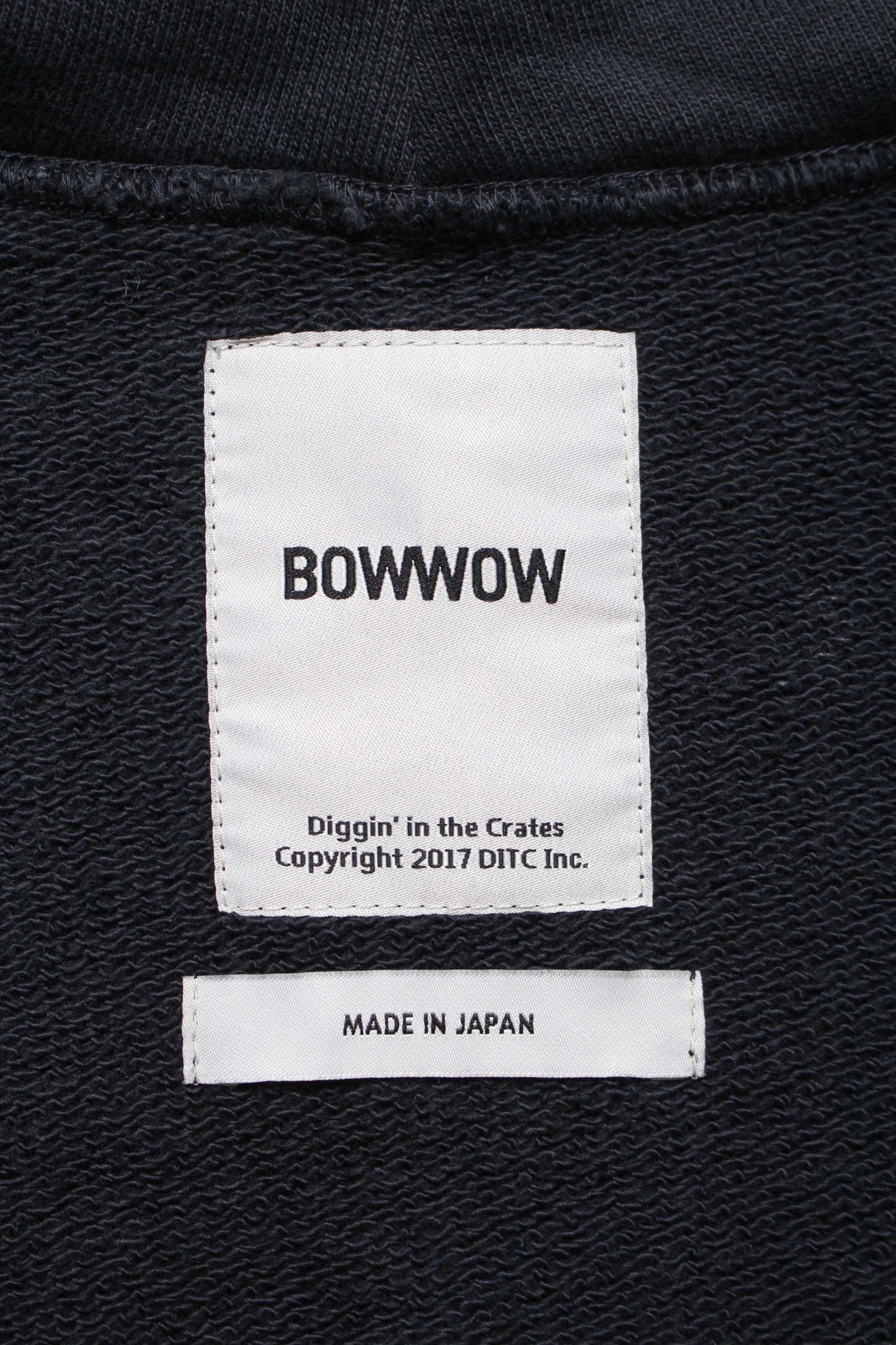 BOW WOW #7 VINYL ZIP HOODIE AGED
