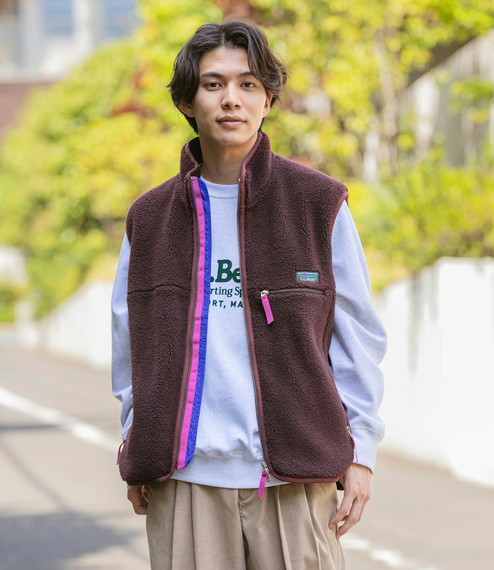 L.L.Bean JAPAN EDITION Topsham Boa Fleece Vest