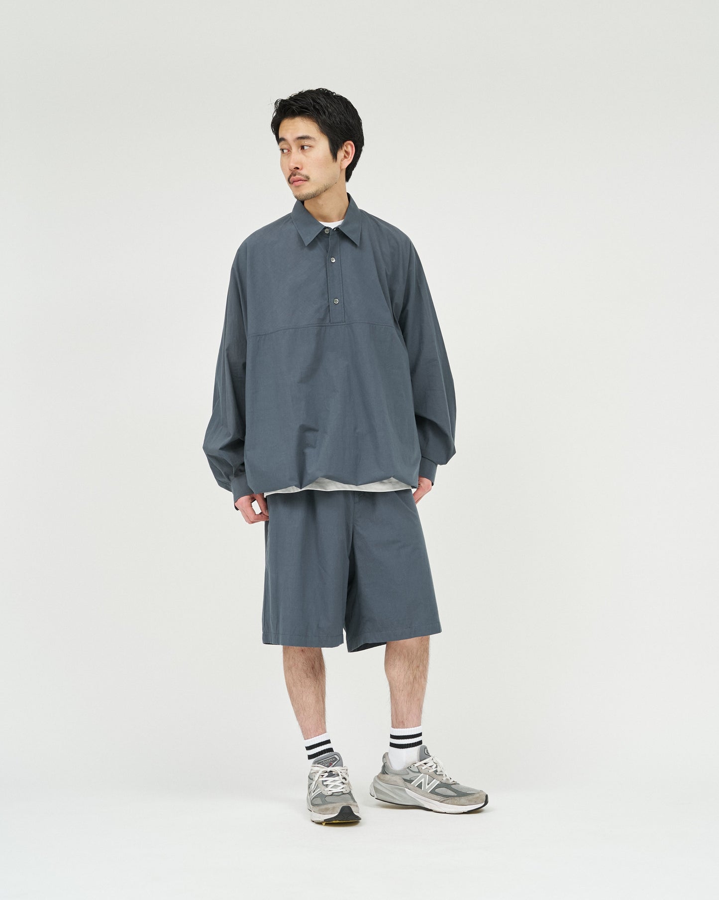 FreshService CRISP COTTON ANORAK L/S SHIRT