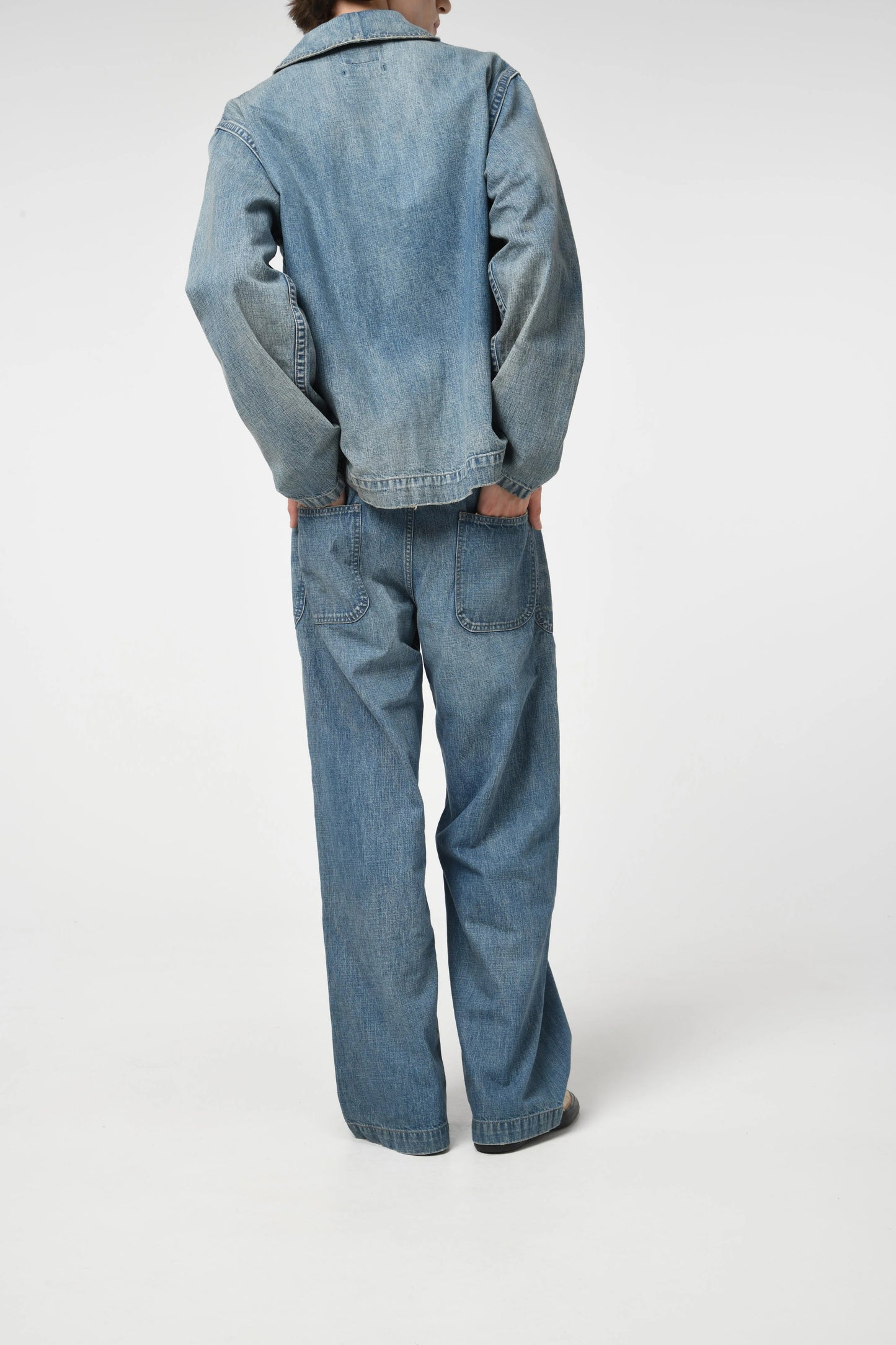 BOW WOW USN M44 DUNGAREE TROUSERS SIDE SEAMLESS