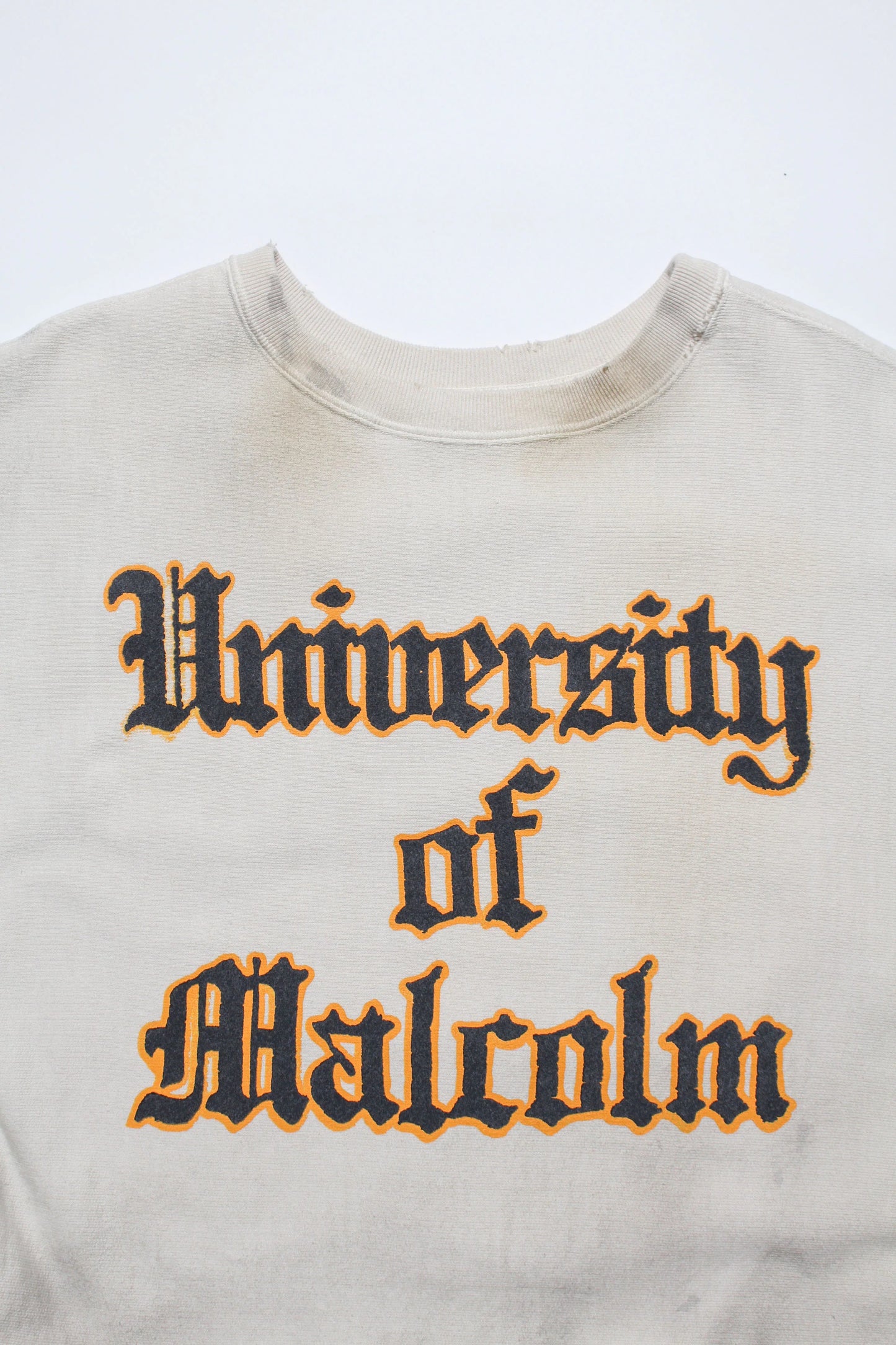 BOW WOW UNIV. MACLAREN LETTERING SWEATSHIRT AGED