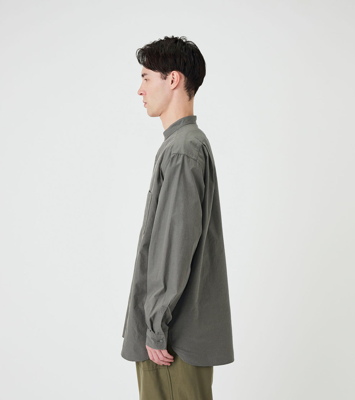 nanamica Band Collar Wind Shirt