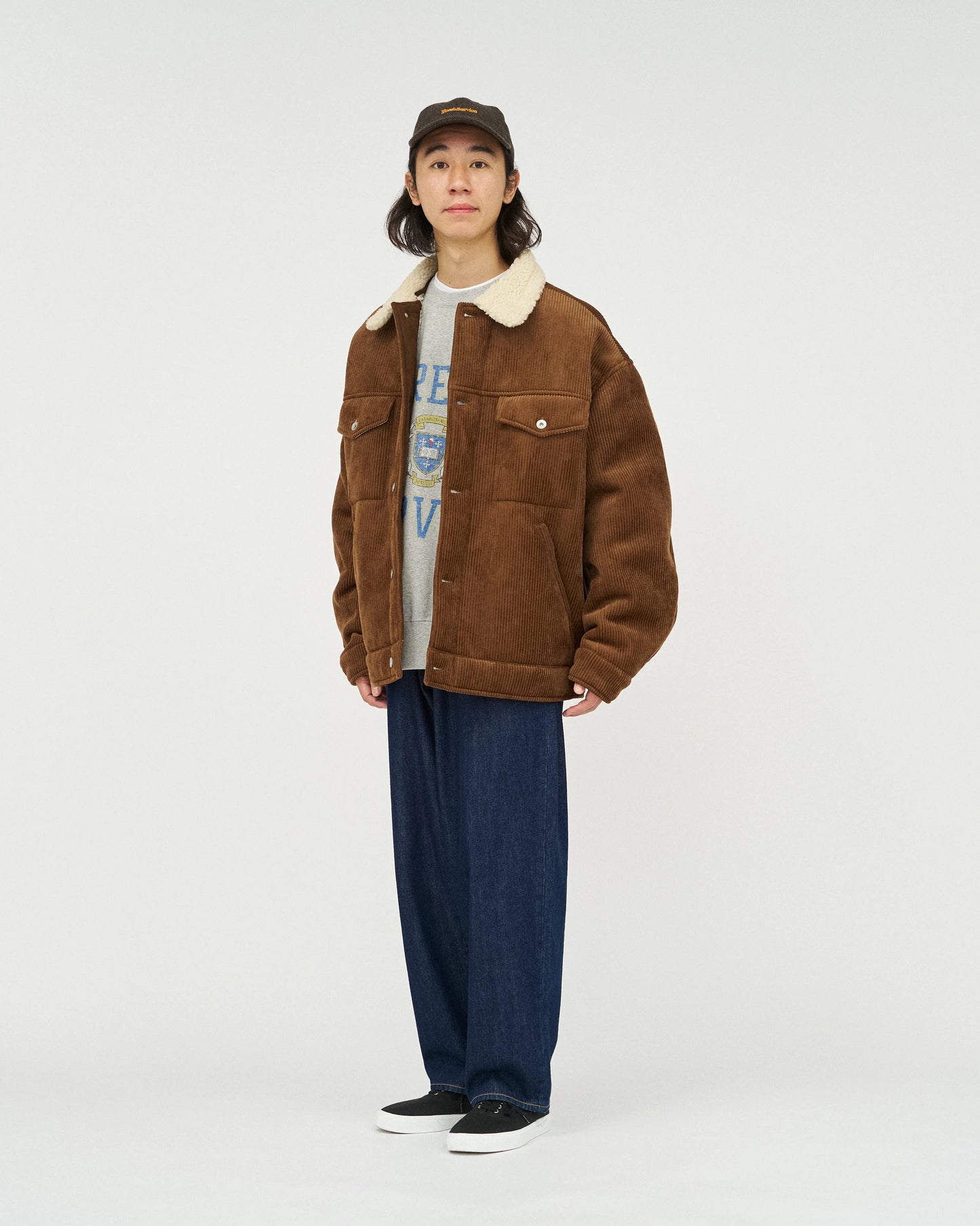 FreshService SHERPA CORDUROY RANCH JACKET