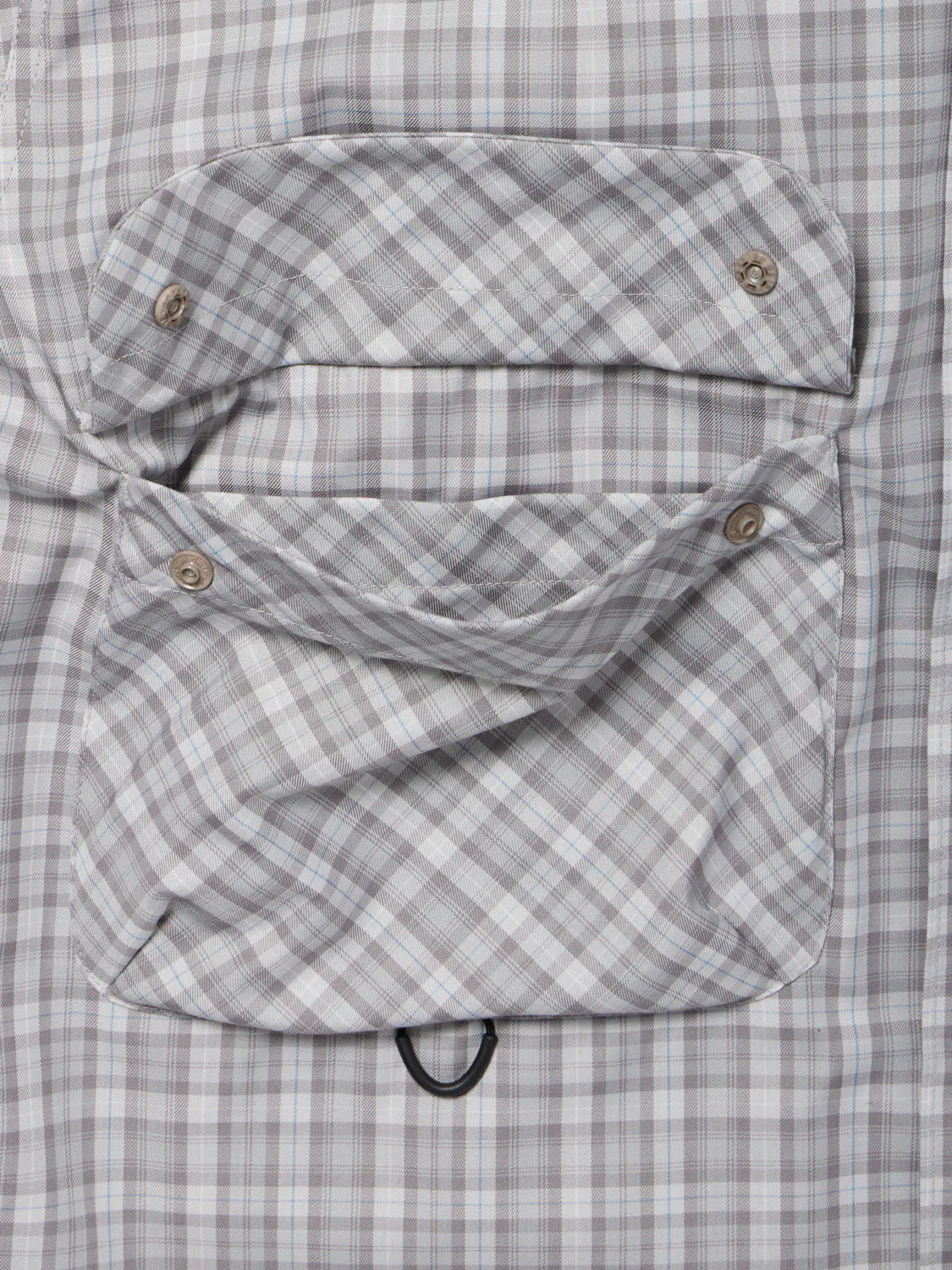 DAIWA PIER39 TECH SPORTS OPEN COLLAR SHIRT L/S GREN PLAID