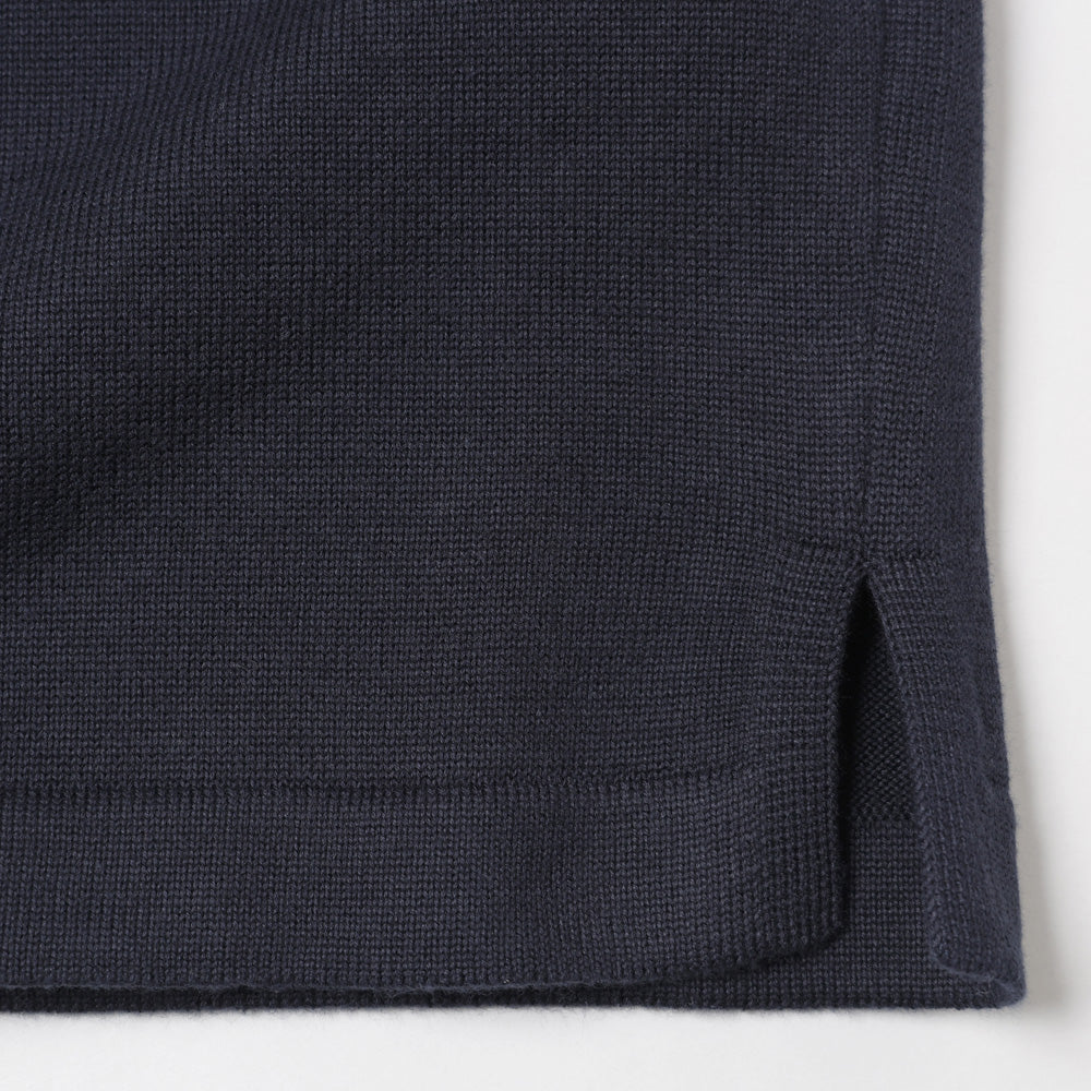 A.PRESSE Cotton Knit S/S Polo Shirts