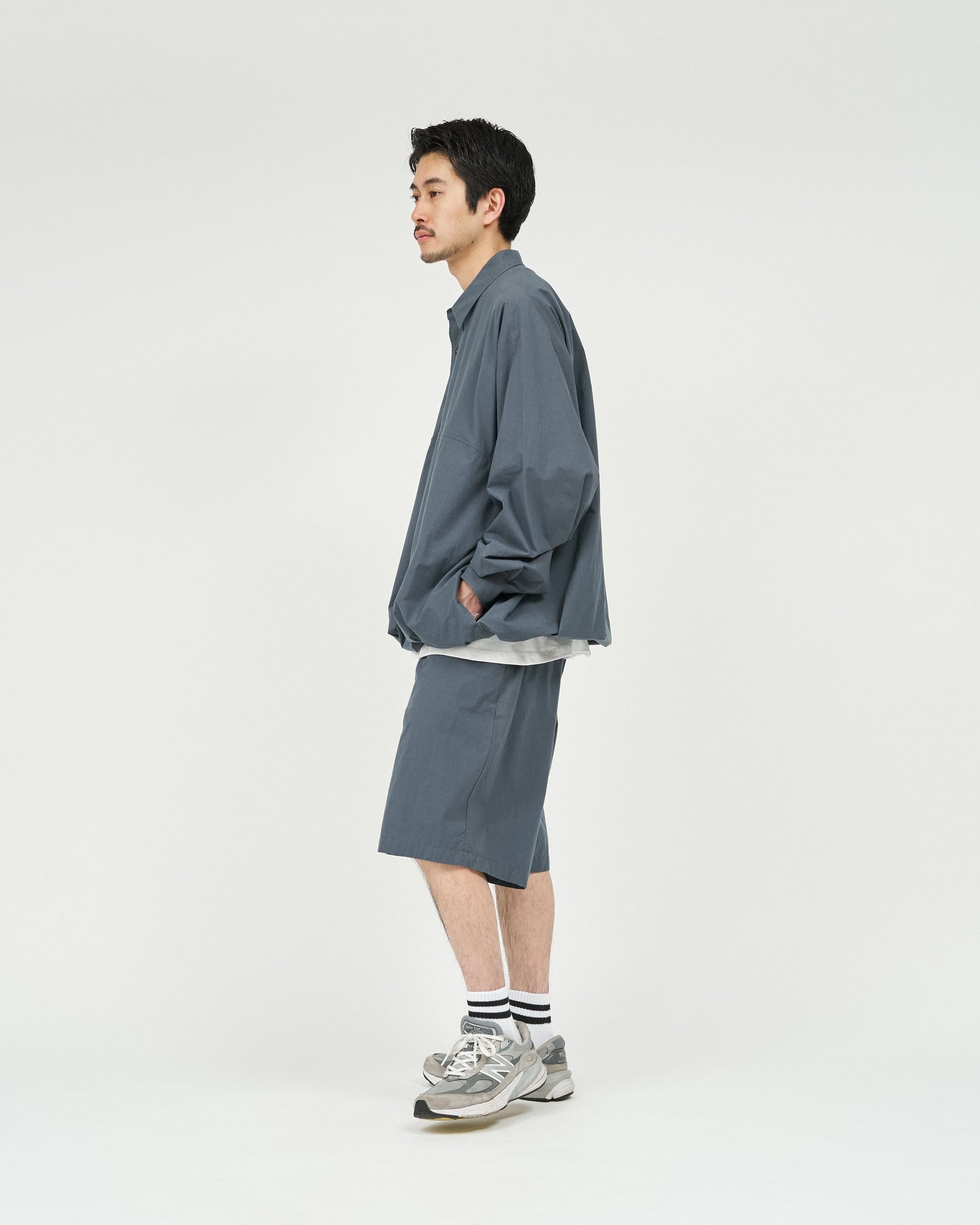 FreshService CRISP COTTON ANORAK L/S SHIRT