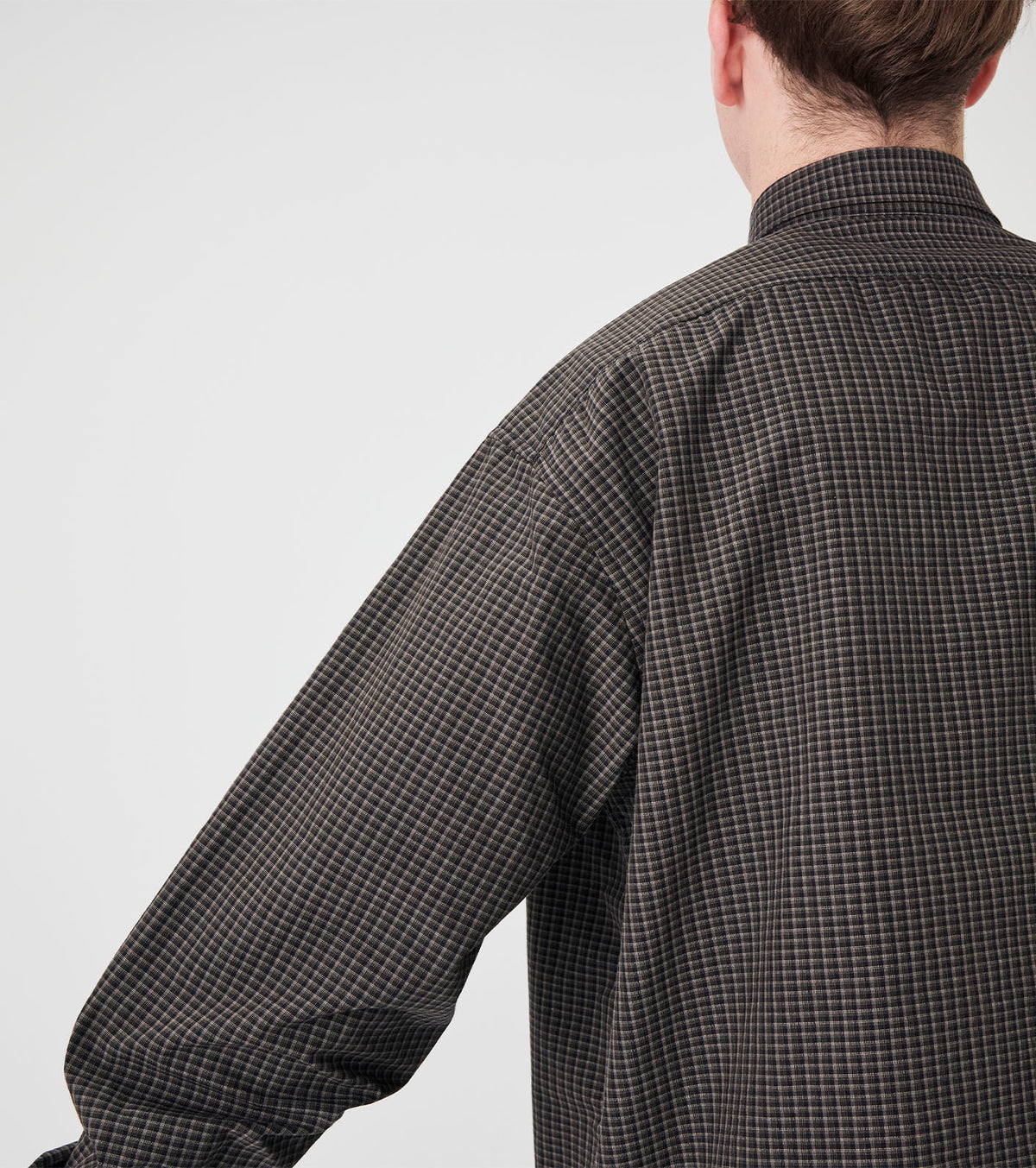 nanamica Micro Plaid Wind Shirt