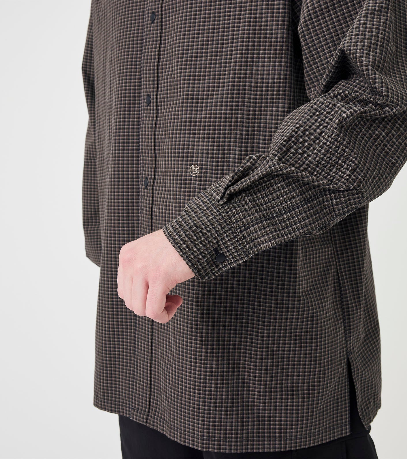 nanamica Micro Plaid Wind Shirt
