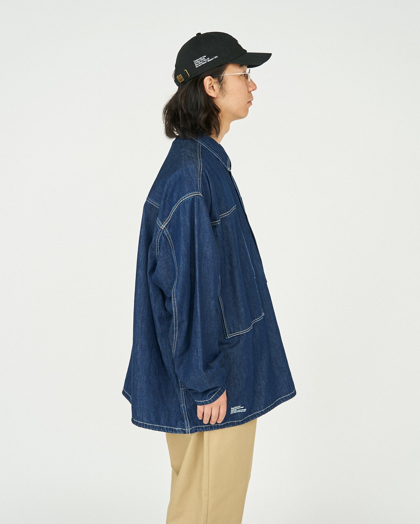 FreshService DENIM PULLOVER SHIRT (ONE WASH)